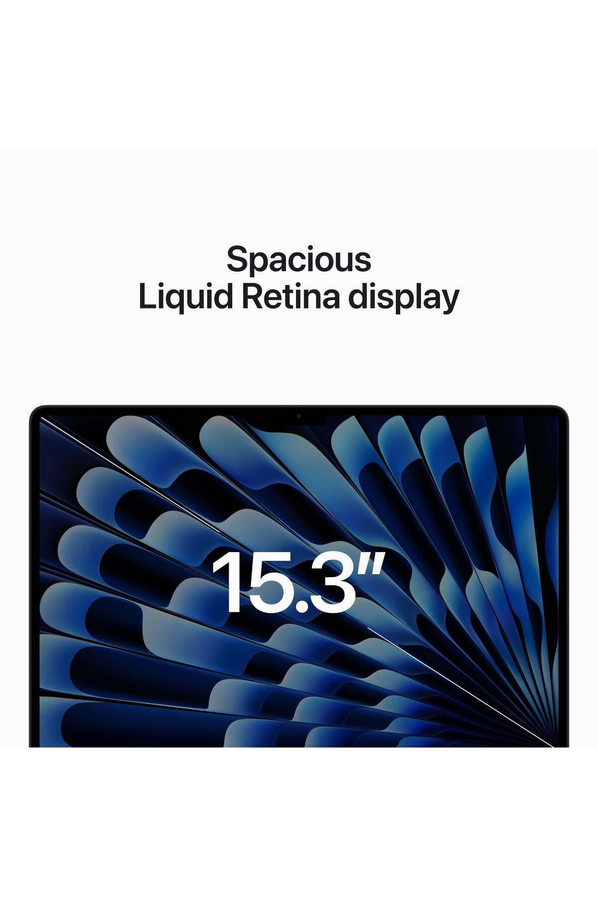 Apple-15-inch MacBook Air: M2 chip 8_core CPU & 10_core GPU, 16G RAM, 1TB SSD - Midnight - 70W 5