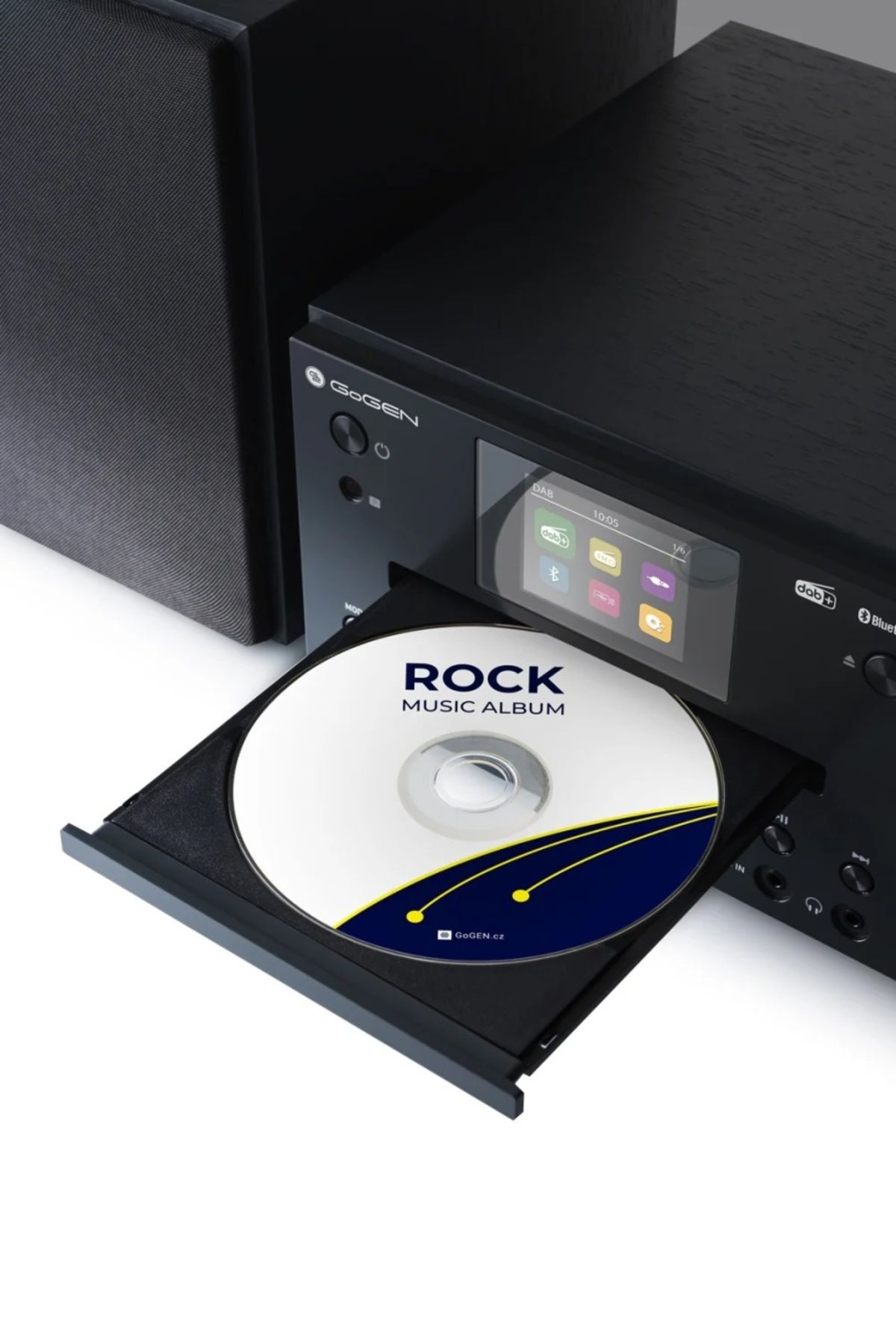 Gogen-MSC 472 BTDAB audio system, 2 x 15 W, Bluetooth, CD, DAB+/FM, color LCD, remote control, gray 4
