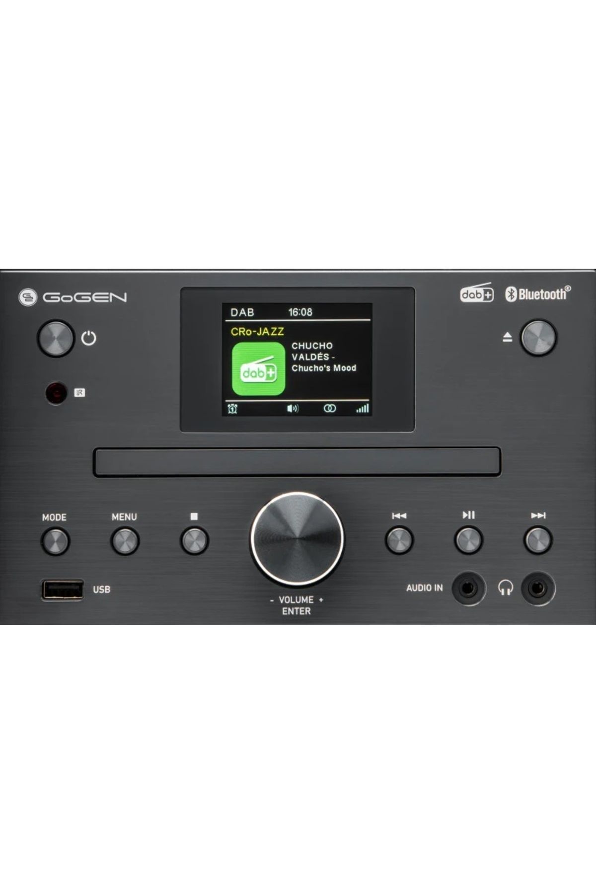 Gogen-MSC 472 BTDAB audio system, 2 x 15 W, Bluetooth, CD, DAB+/FM, color LCD, remote control, gray 9
