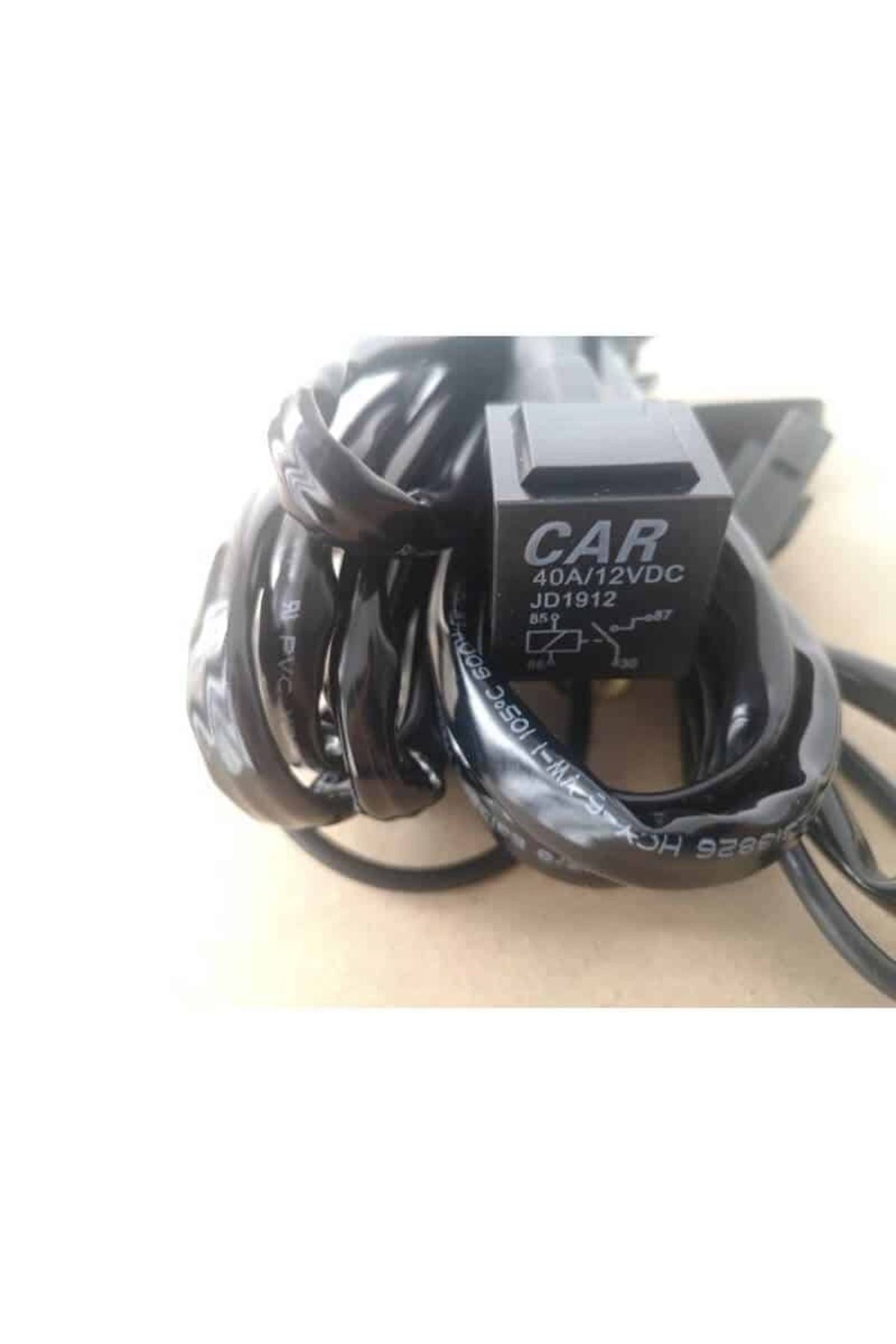 BGRJ Automotive-Wiring harness with 40A relay and button, 300W, 12V, projectors or Led Bar, length 3m 3