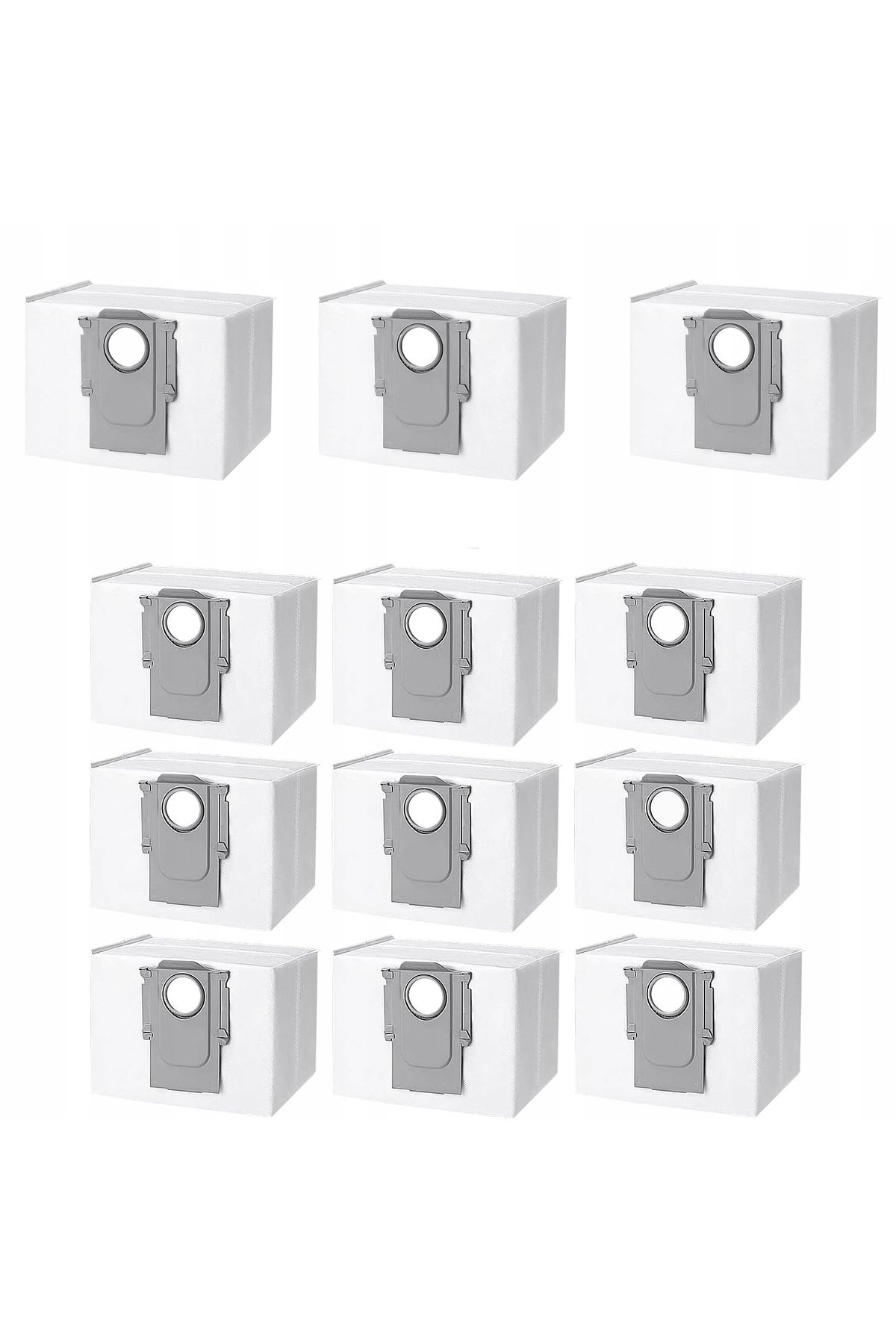 Rosfix-DustMaster BagSet X12 - Worki do stacji Xiaomi Roborock S7 S8 Q5 Q7 Q8 | 1,8L | 4-warstwowe 1