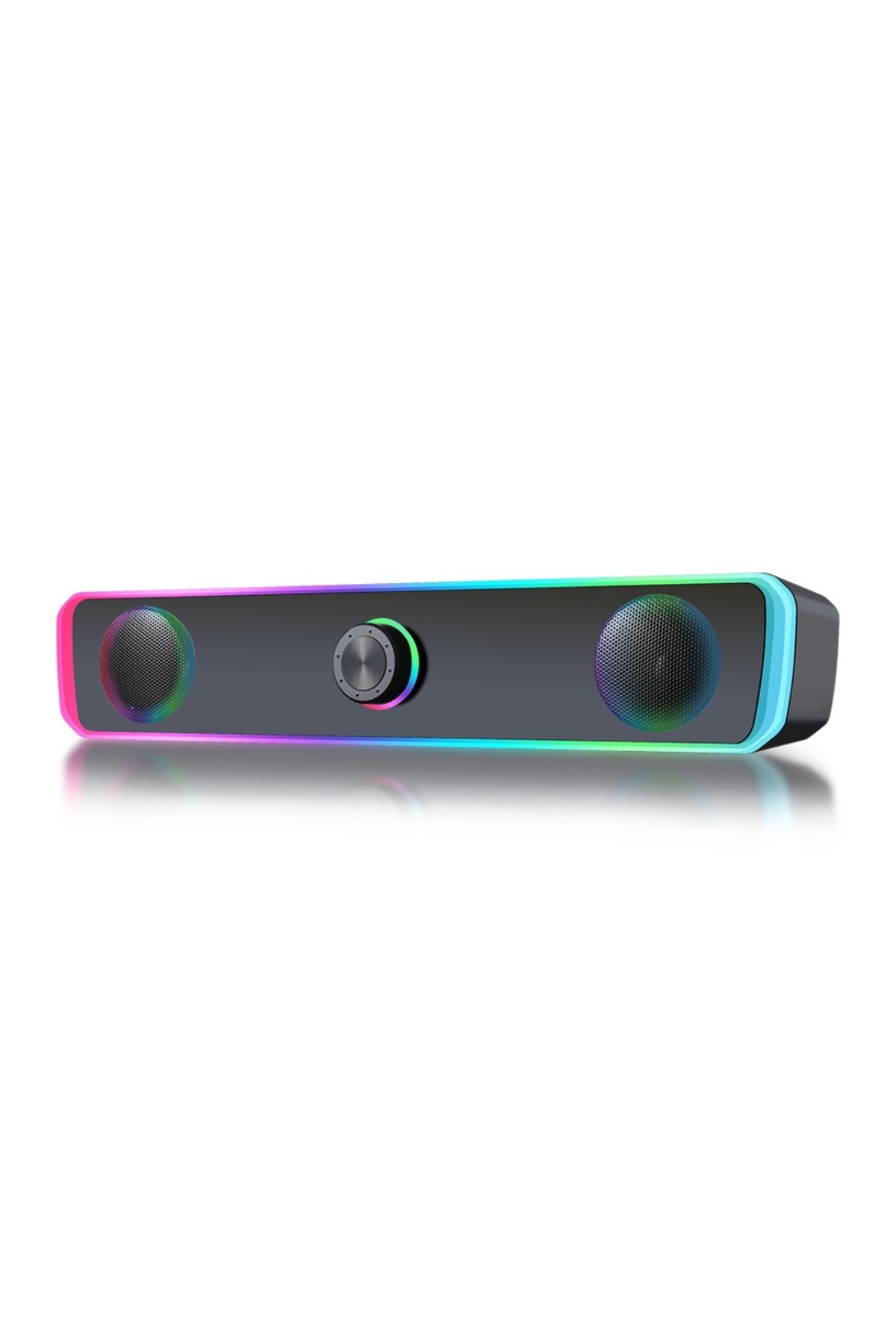 A ATAB-PC Gaming Speaker, Bluetooth Multimedia, Rgb Lighting, 3.5 Mm Jack Connection, Usb, 360 Surround Sound 1