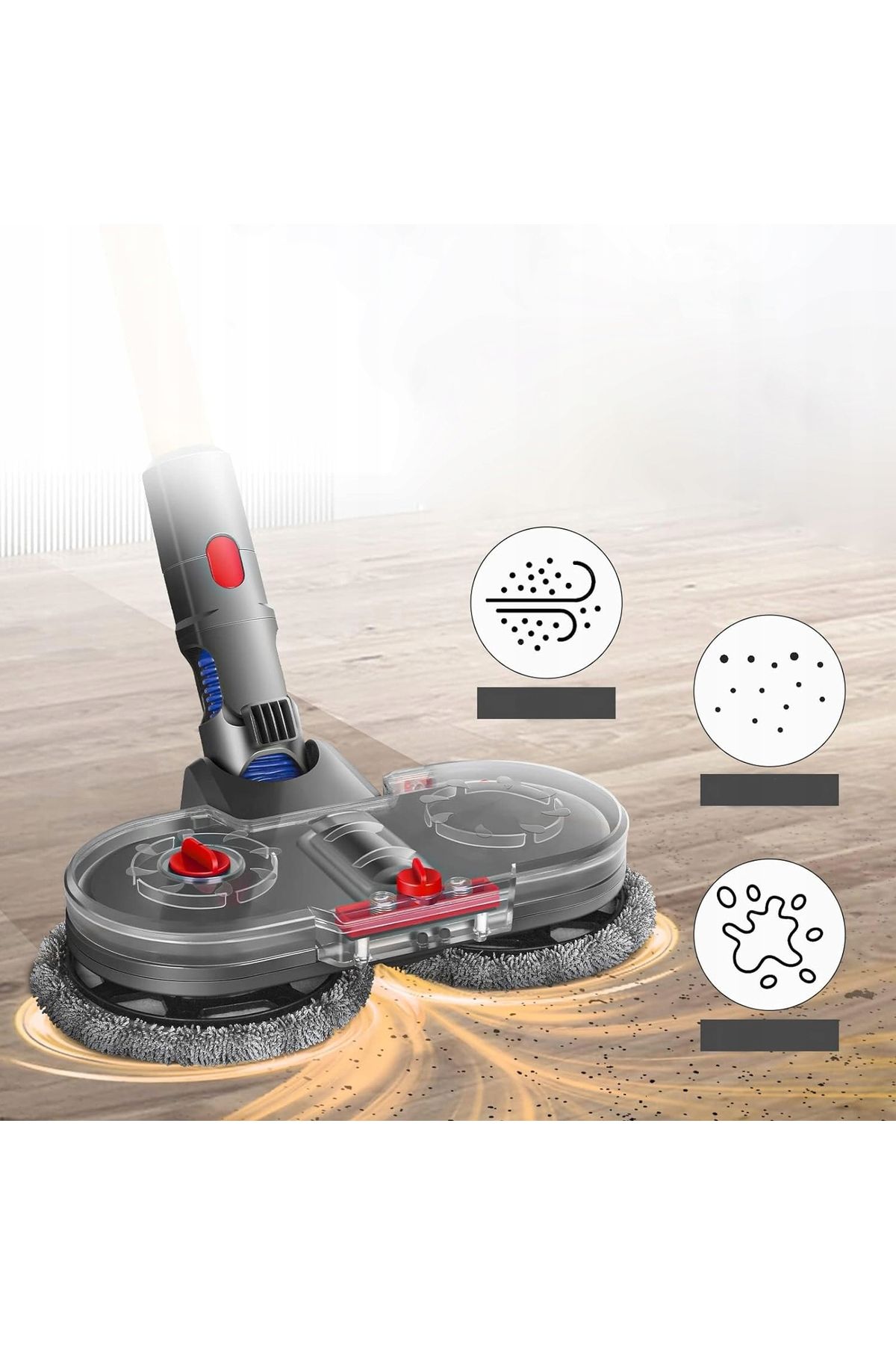 Rosfix-Set accesorii aspirator Dyson V7-V15: Mop, Filtre & Șervețele 2x 5