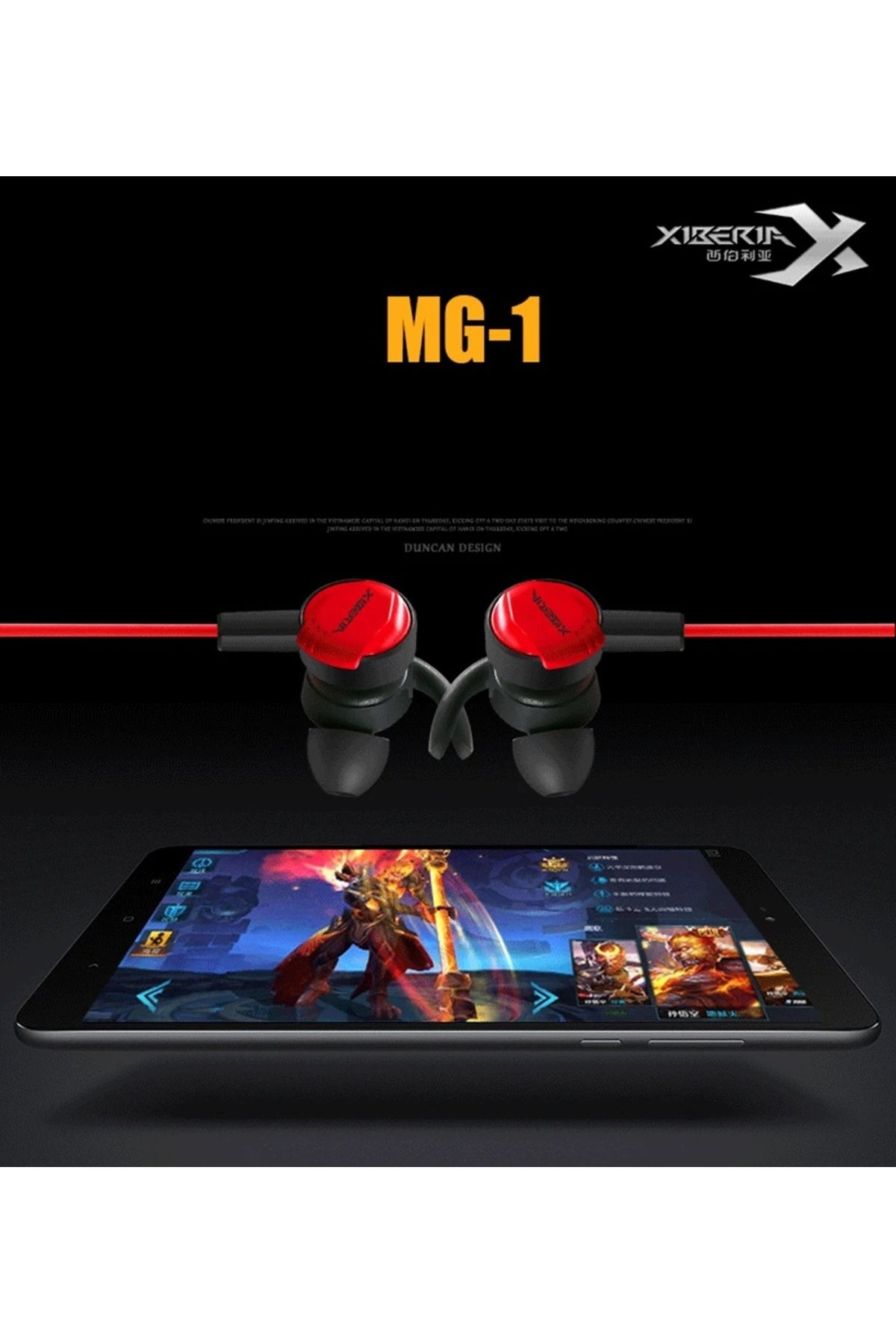XIBERIA-Xperia MG-1 Wired Gaming Headset with 7.1 Surround Sound, 4D Vibration, Noise Isolation, and an External Sound Card for Control 3