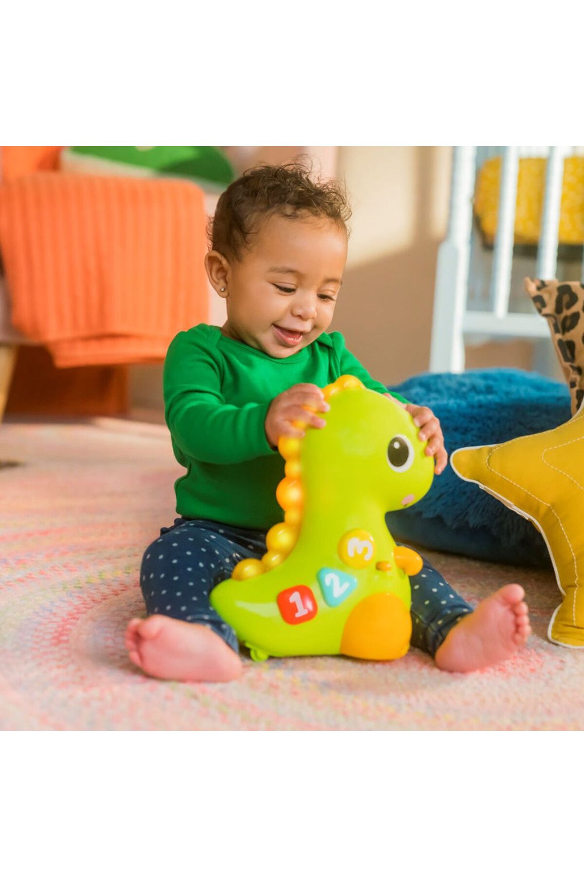 Bright Starts-Go, Go, Dino Crawl & Count Toy, 6-36 Months 2