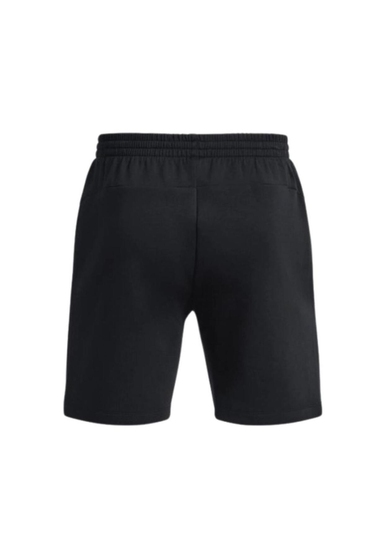 Under Armour-Ua Unstoppable Flc Shorts 1379809-001 Ανδρικό μαύρο σορτς 2