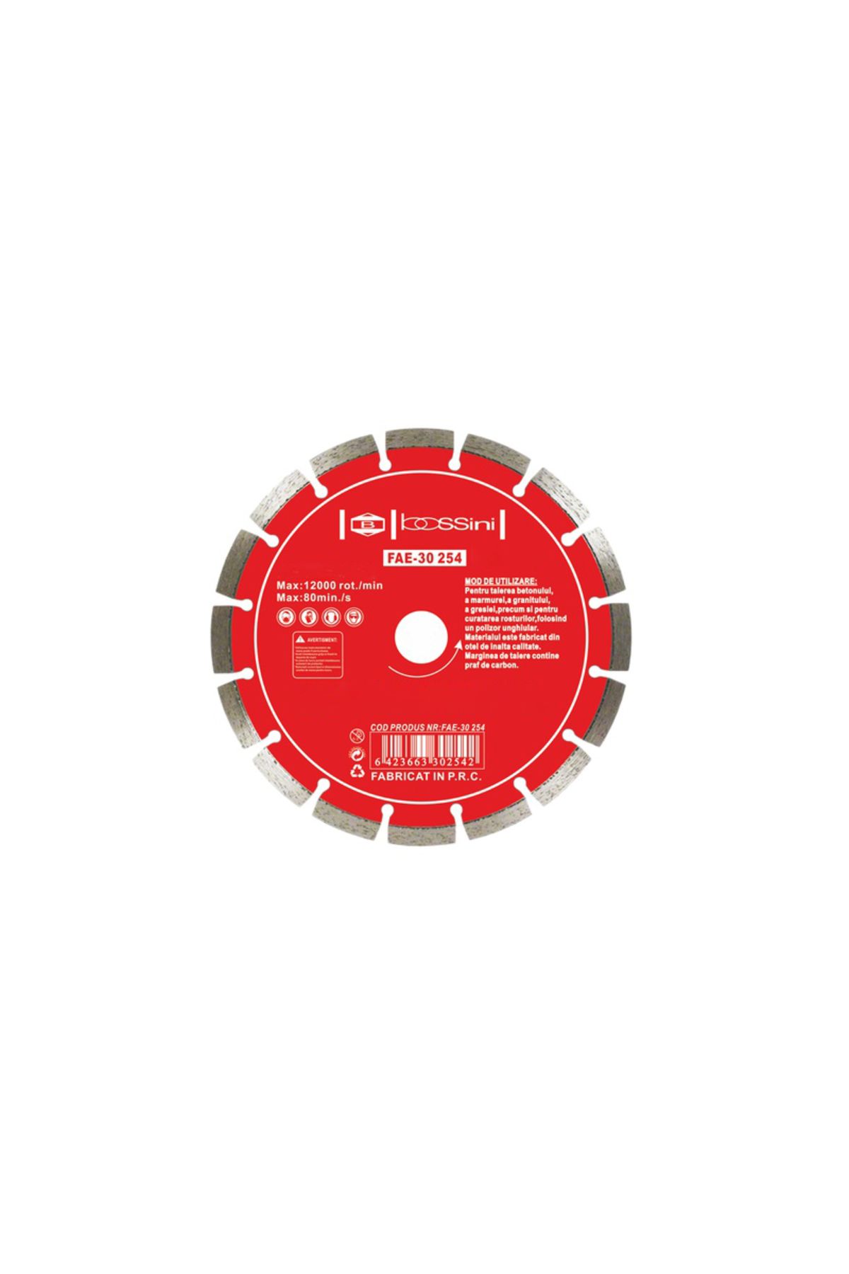 flores-Interrupted diamond disc, 180 mm 1
