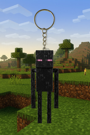 Store Minecraft Enderman Figür Anahtarlık ve Çanta Charmı - 10CM