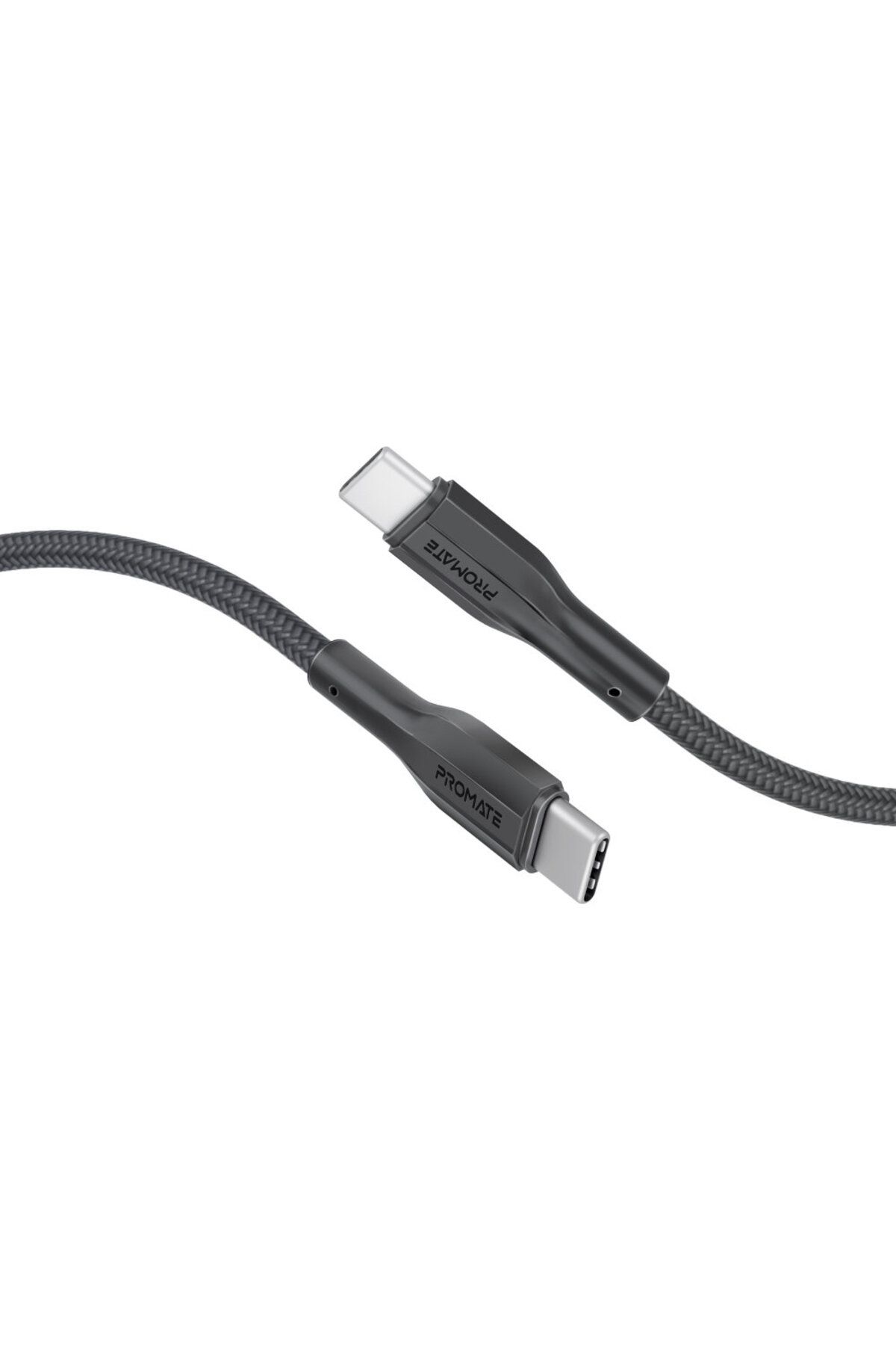 Promate-USB-C™ to USB-C™ Cable, 60W Fast Power Delivery with 480Mbps Data Sync 1