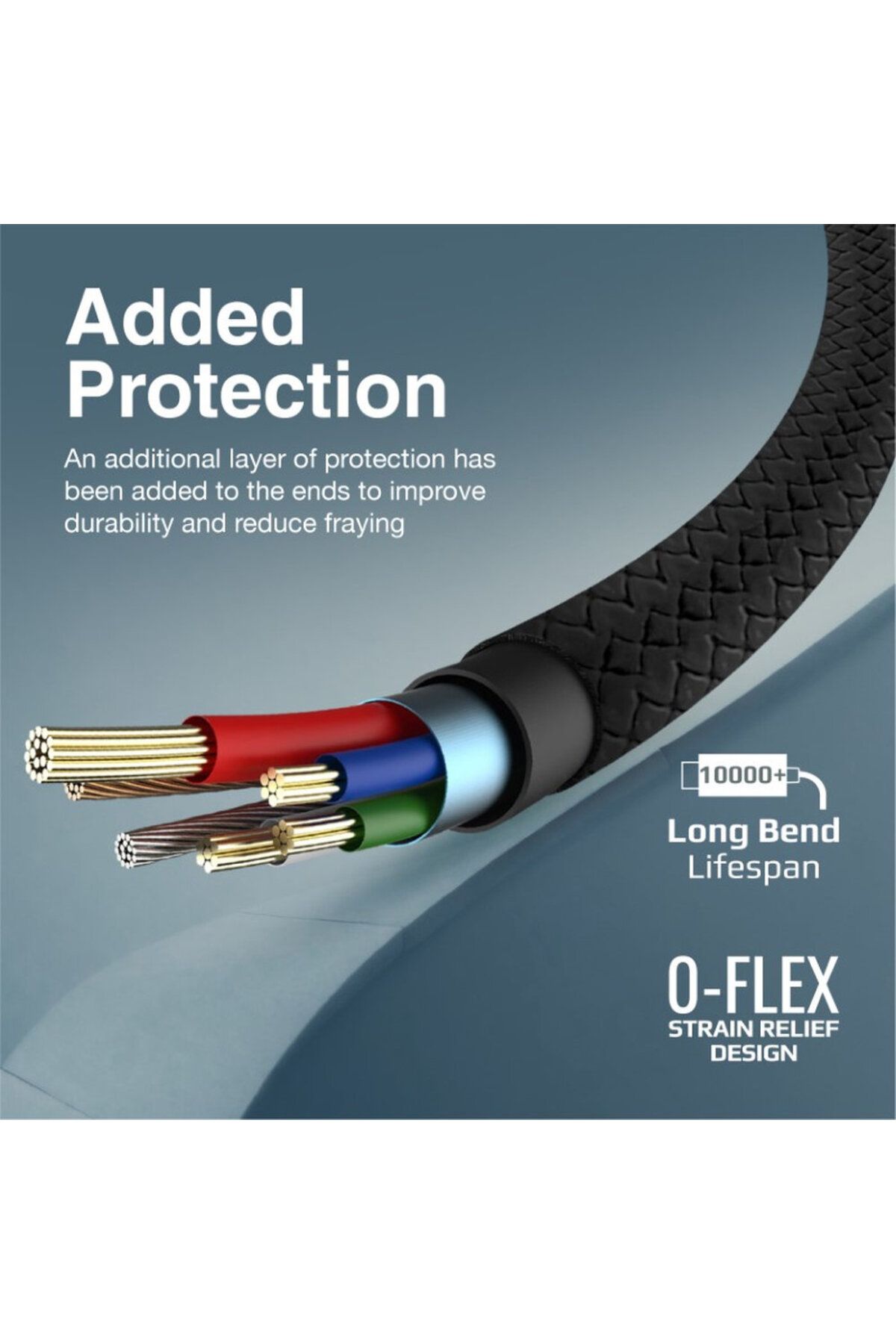Promate-Robust and durable 10W USB-A to Lightning charging cable with 480Mbps data transfer 3