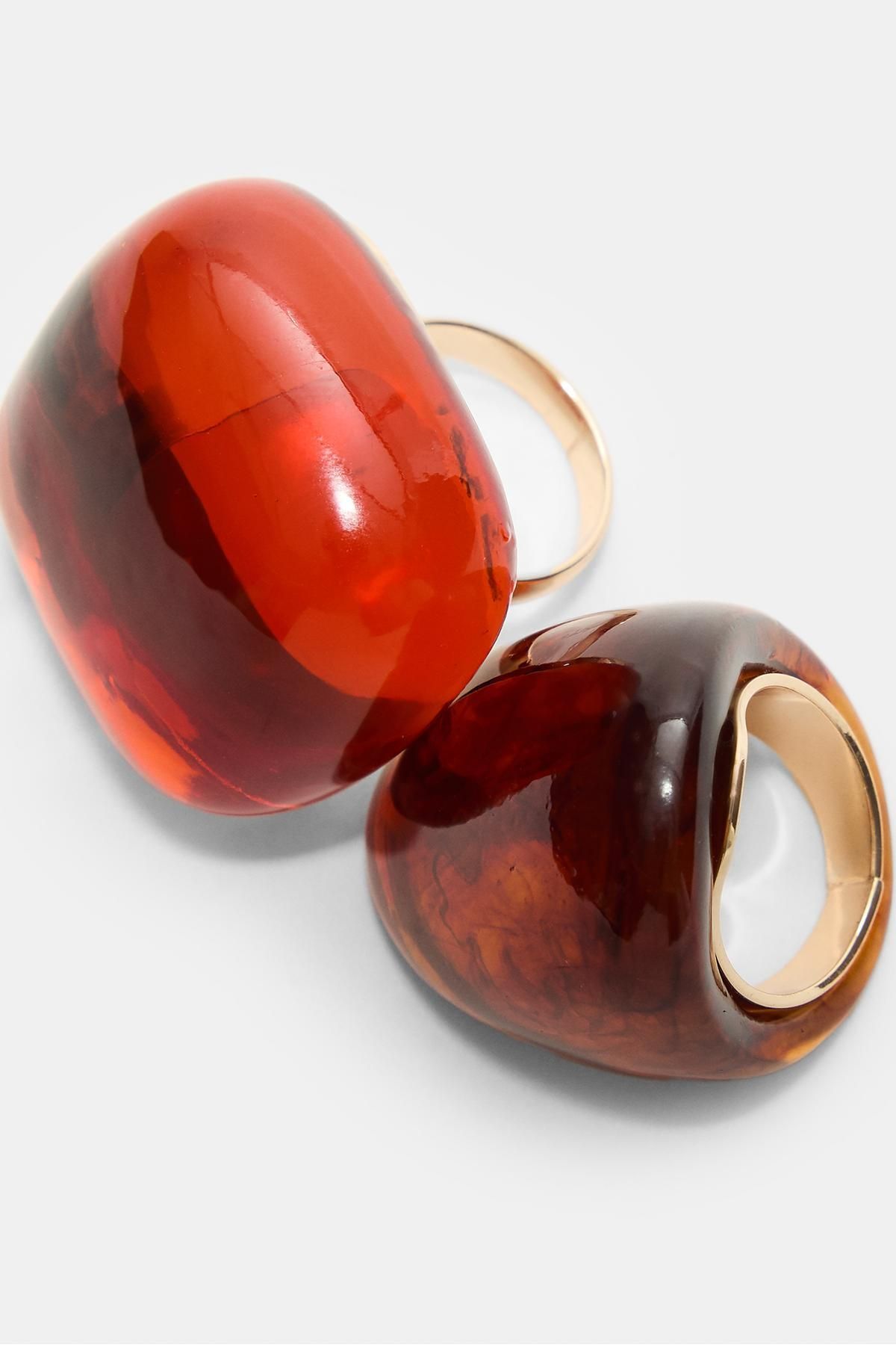 Stradivarius-Set of 2 maxi rings 5