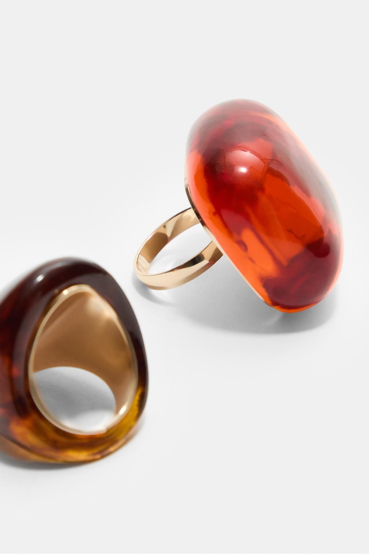 Stradivarius-Set of 2 maxi rings 3