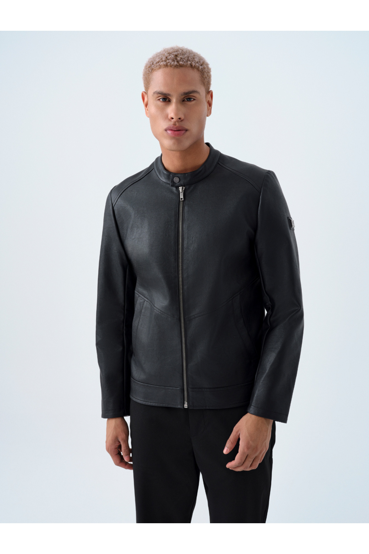 Loft-Men's Pu Coat - Regular Fit 1