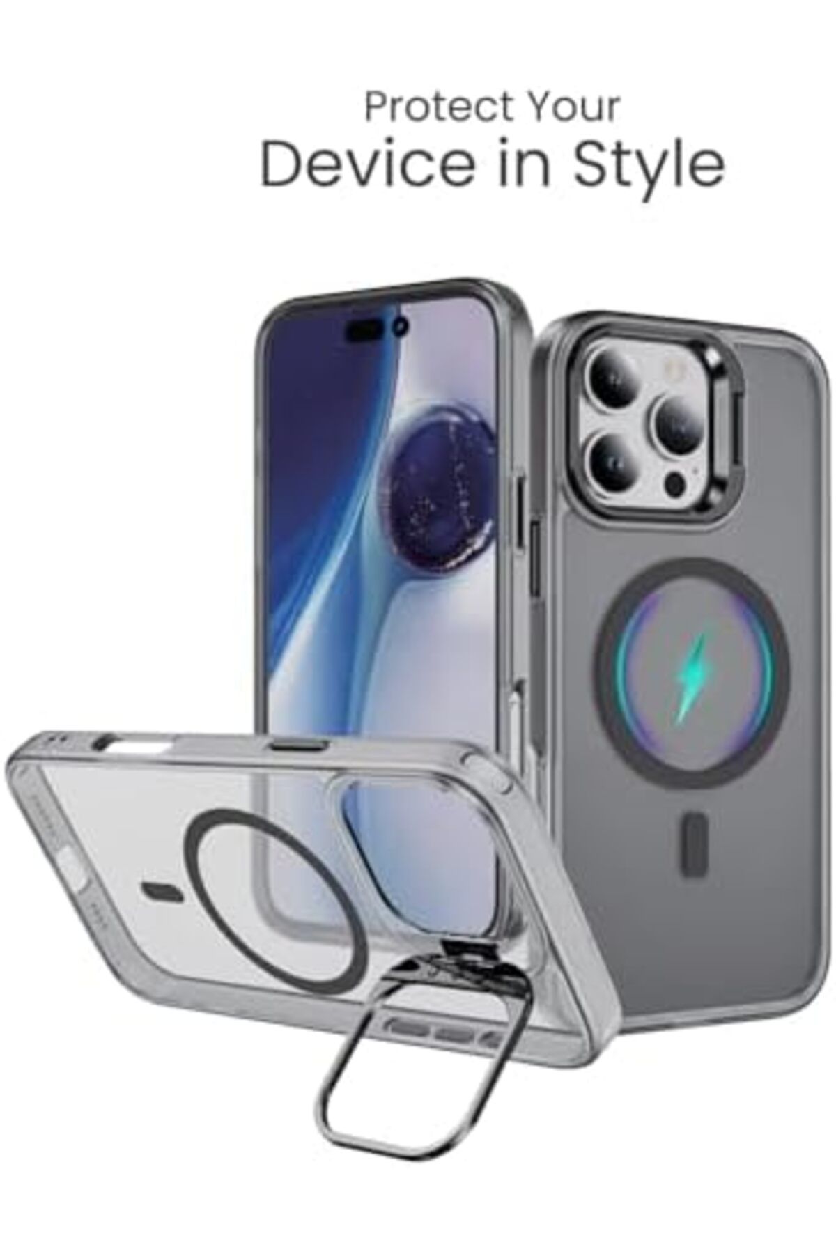 Aztech-for iPhone 16 Pro Max Case Compatible & MagSafe Supports Magnetic Wireless Charging Built-in 4