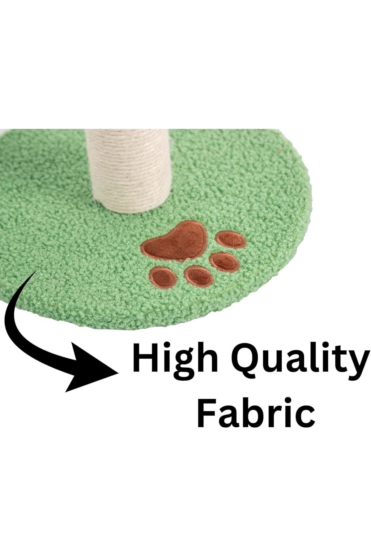 aylam-Cat Scratching Post, Cat Scratcher Tree, Natural Sisal Cat Scratch Post Beds Interactive 3 Toy 4
