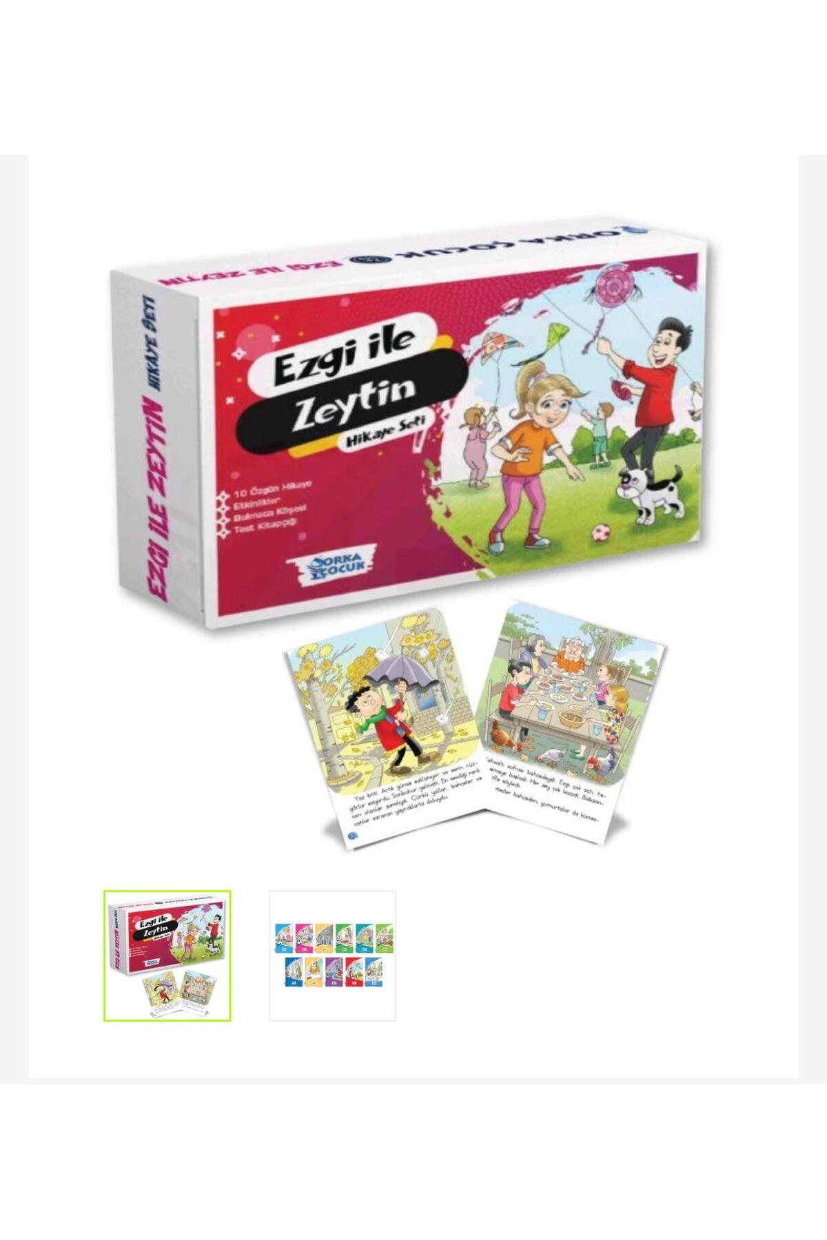 Orka Çocuk Yayınları EZGİ İLE ZEYTİN HİKÂYE SETİ (10 KİTAP) (Orka