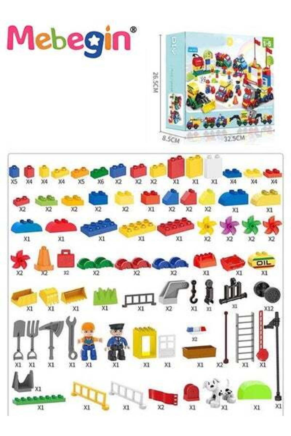 MEBEGIN-168PCS Building Blocks Set with Different Car Models, DIY Assembling Toys, Early Education Toy 3