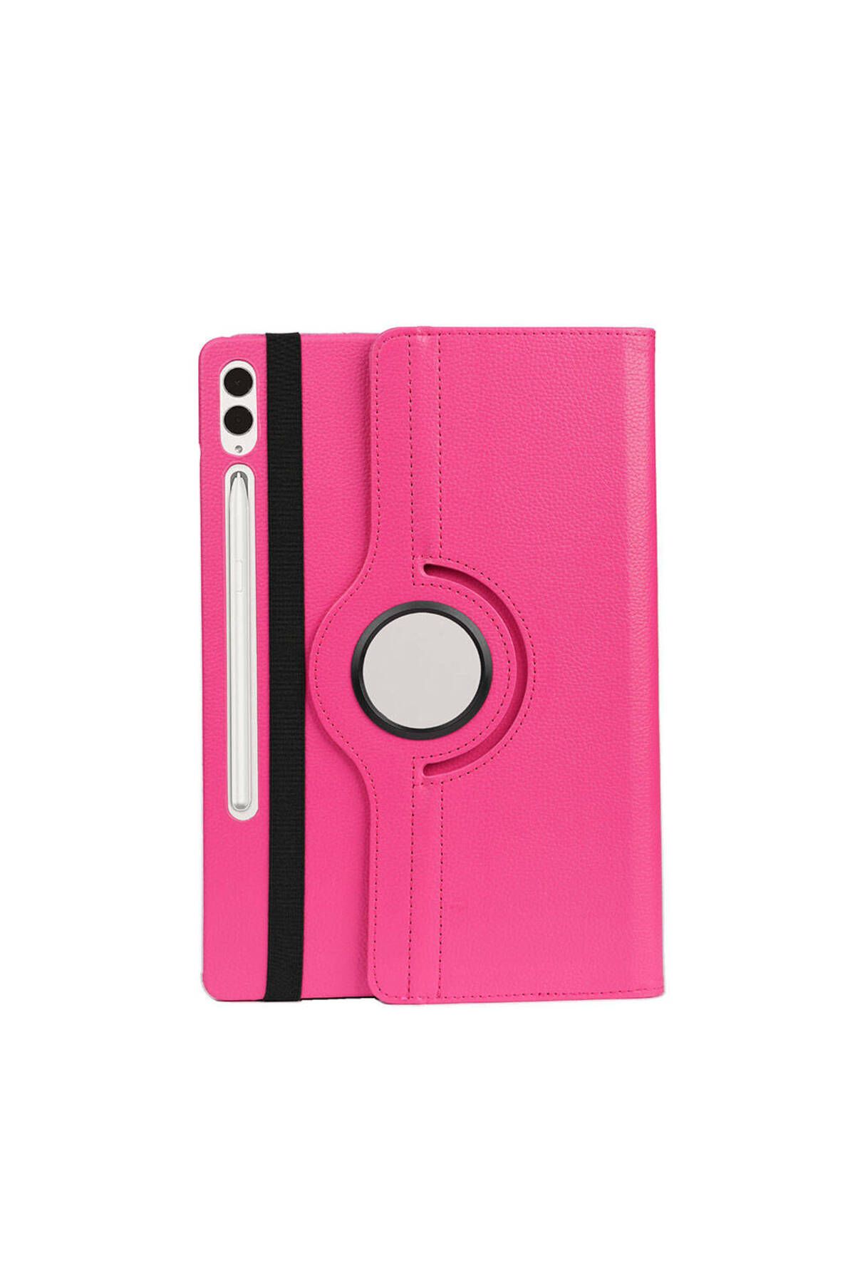 xemu-Galaxy Tab S9 Fe Plus Compatible Ucy Rotatable Stand Case-Navy Blue 3