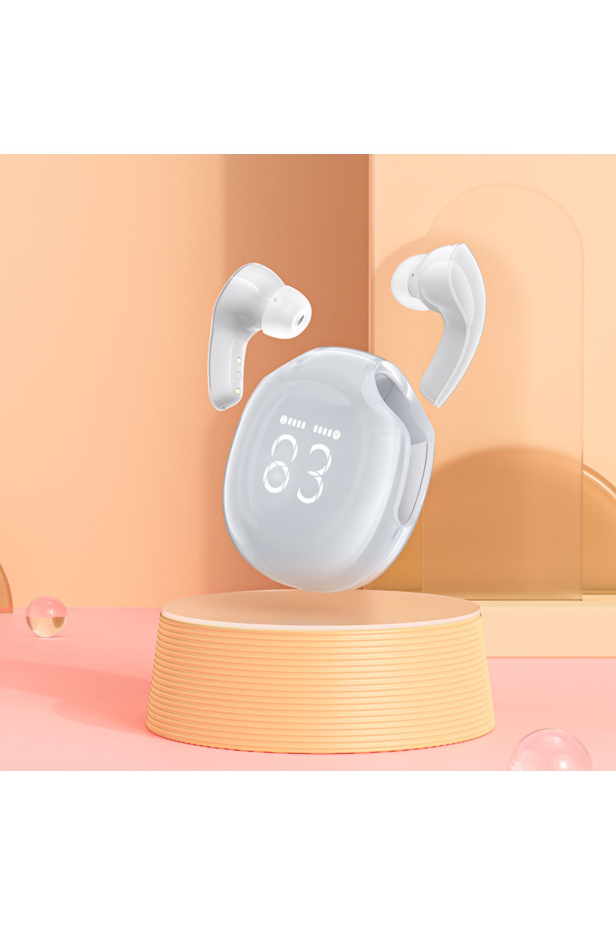 Acefast-Słuchawki bezprzewodowe T9 Bluetooth 5.3 douszne USB-C białe 7