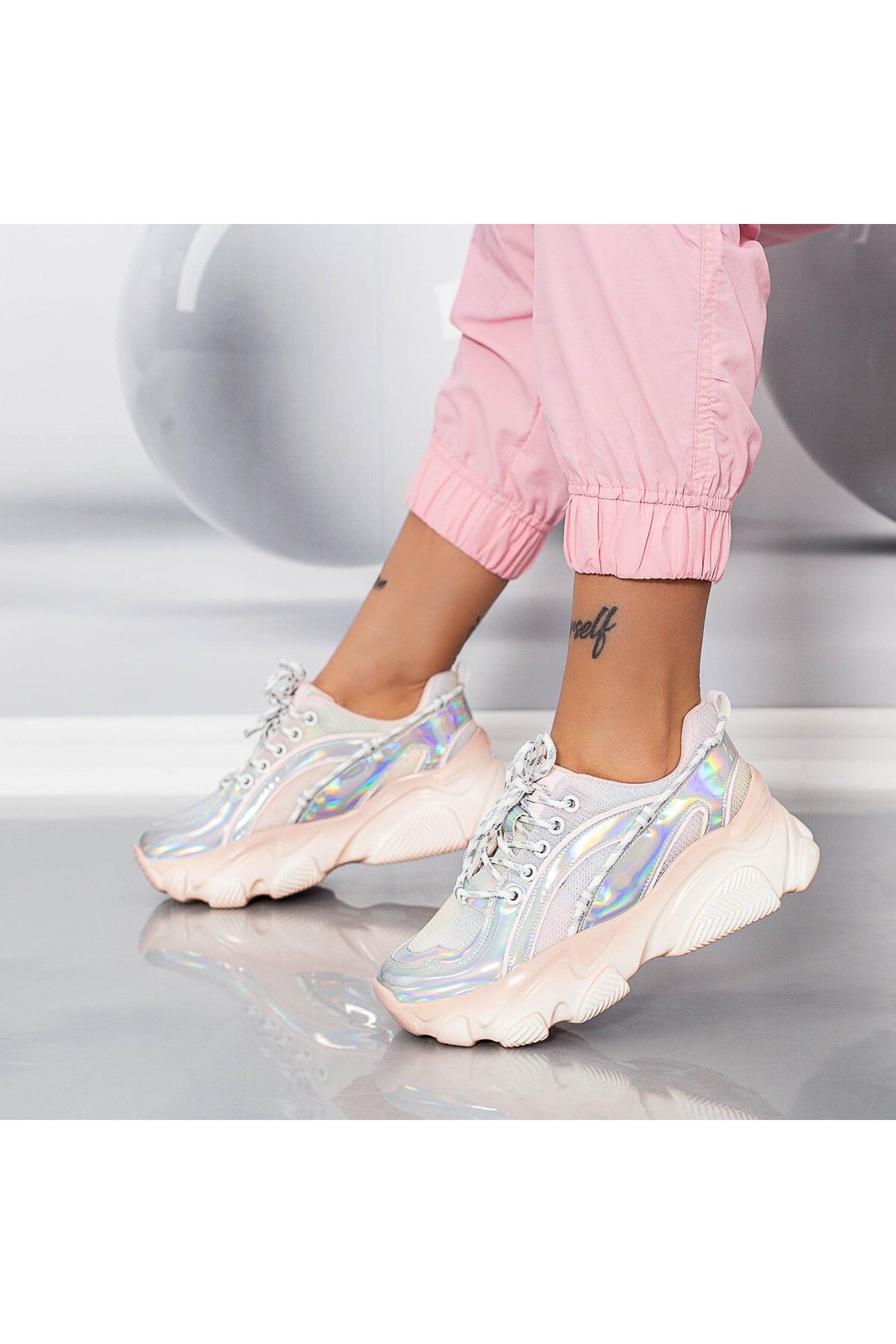 mei Pantofi Sport Dama Roz Femeie - 40