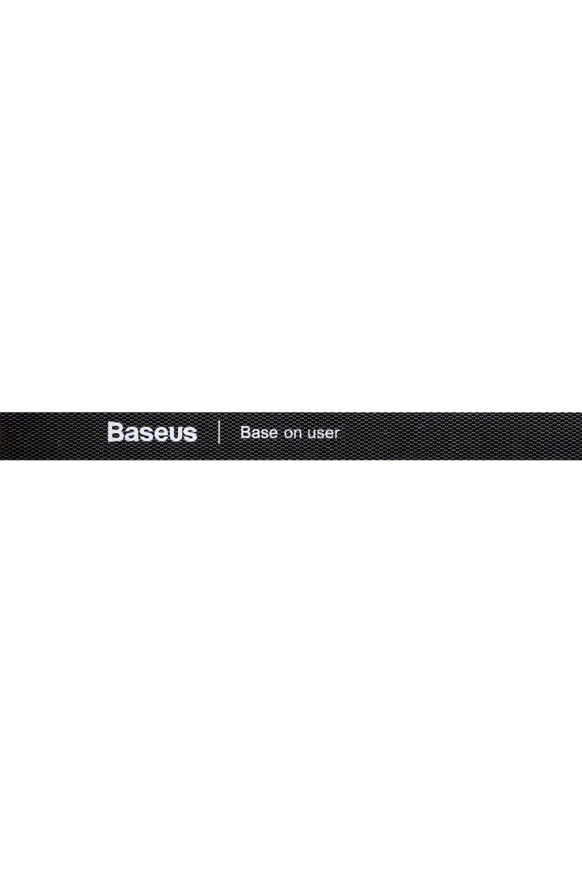 Baseus-Bandă Velcro organizator de cabluri 3m neagră 4