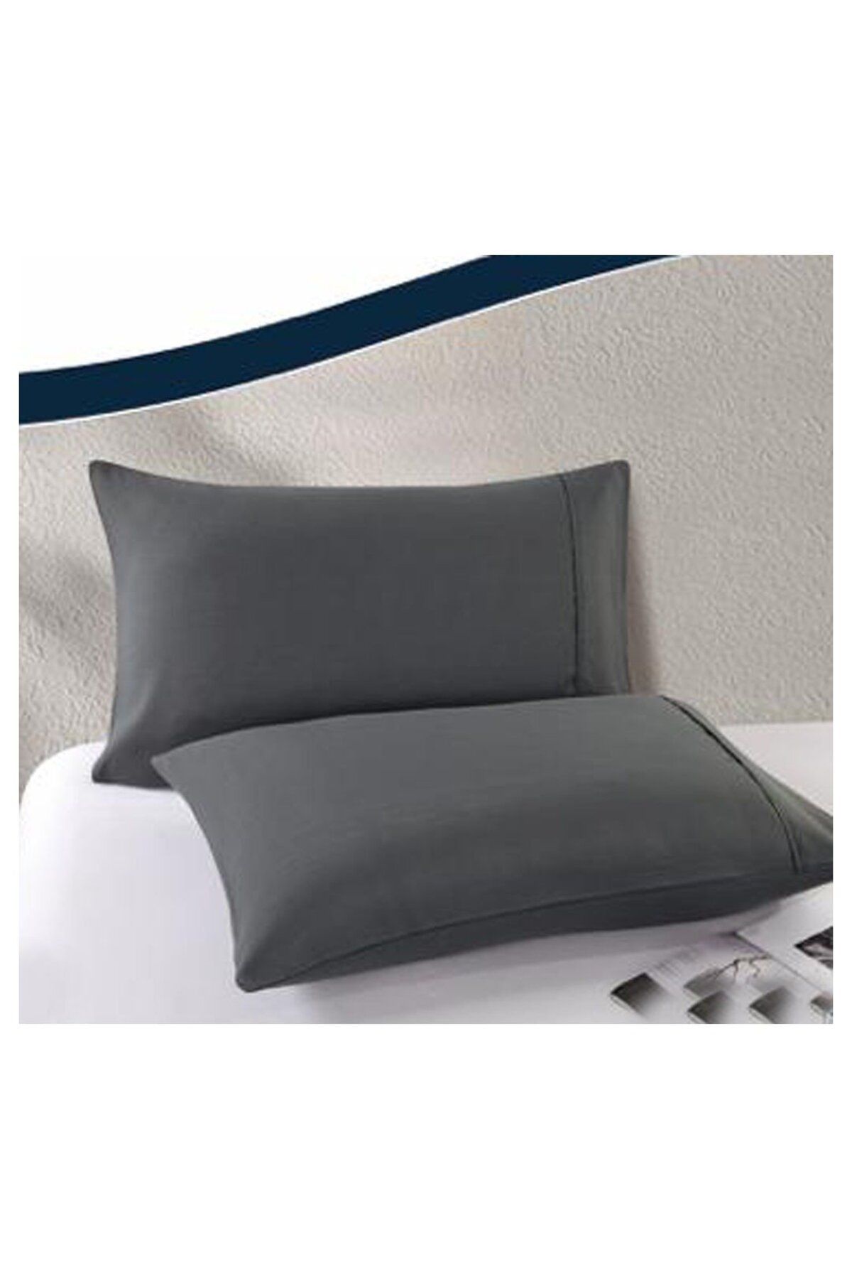 elgant home-2-piece solid color pillowcase 1