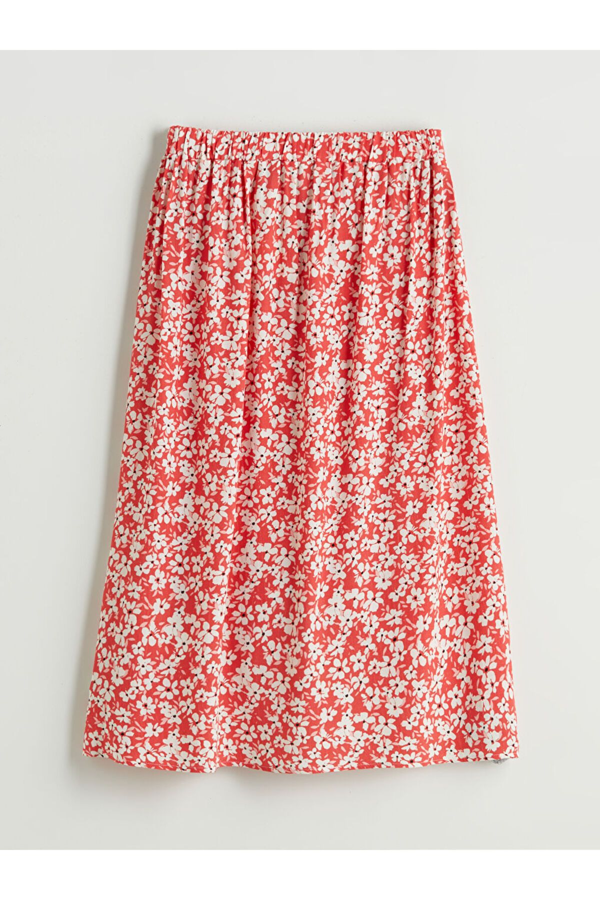 LC Waikiki-Sparkling Selections from Shining Store |   Mixed Elastic Waist Floral Slit Skirt 6