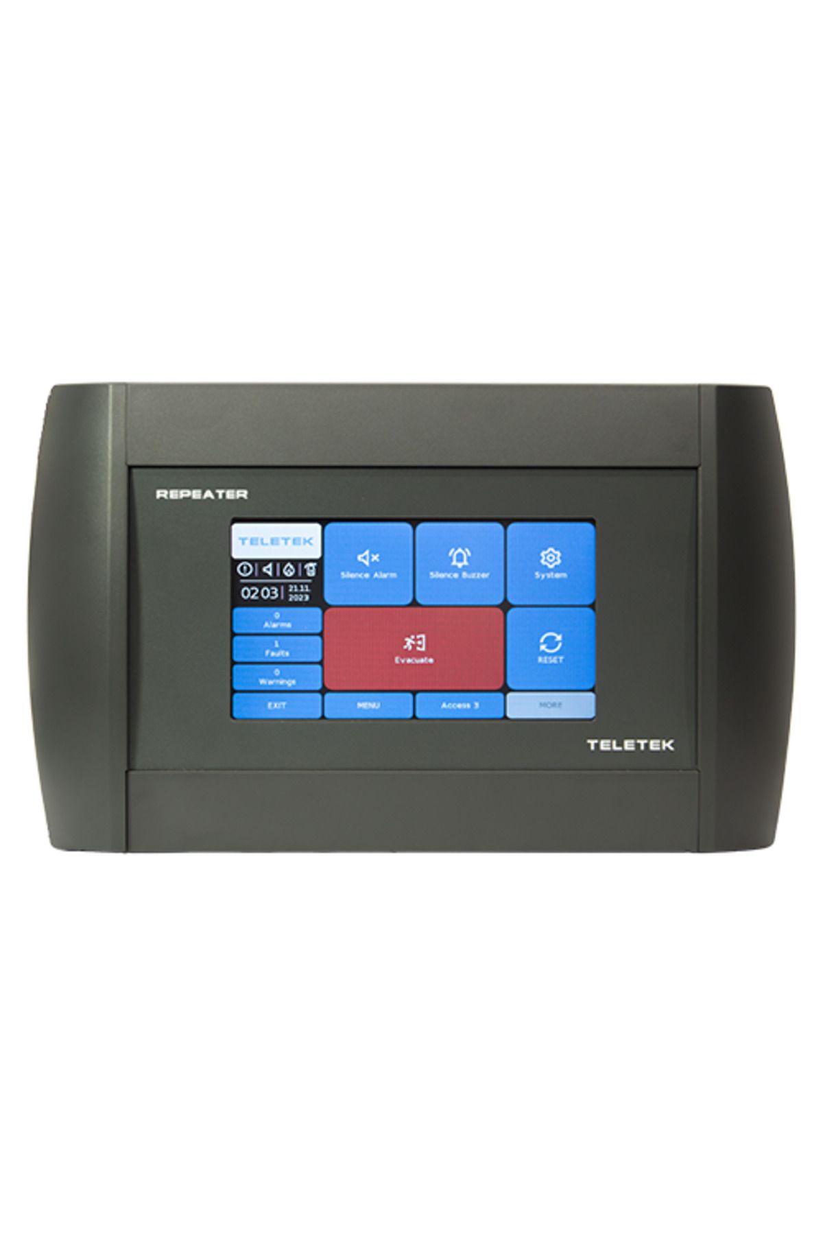 Teletek-Repeater with TFT display for IRIS/SIMPO control panels - RepeaterTFTIRIS/SIMPO 2