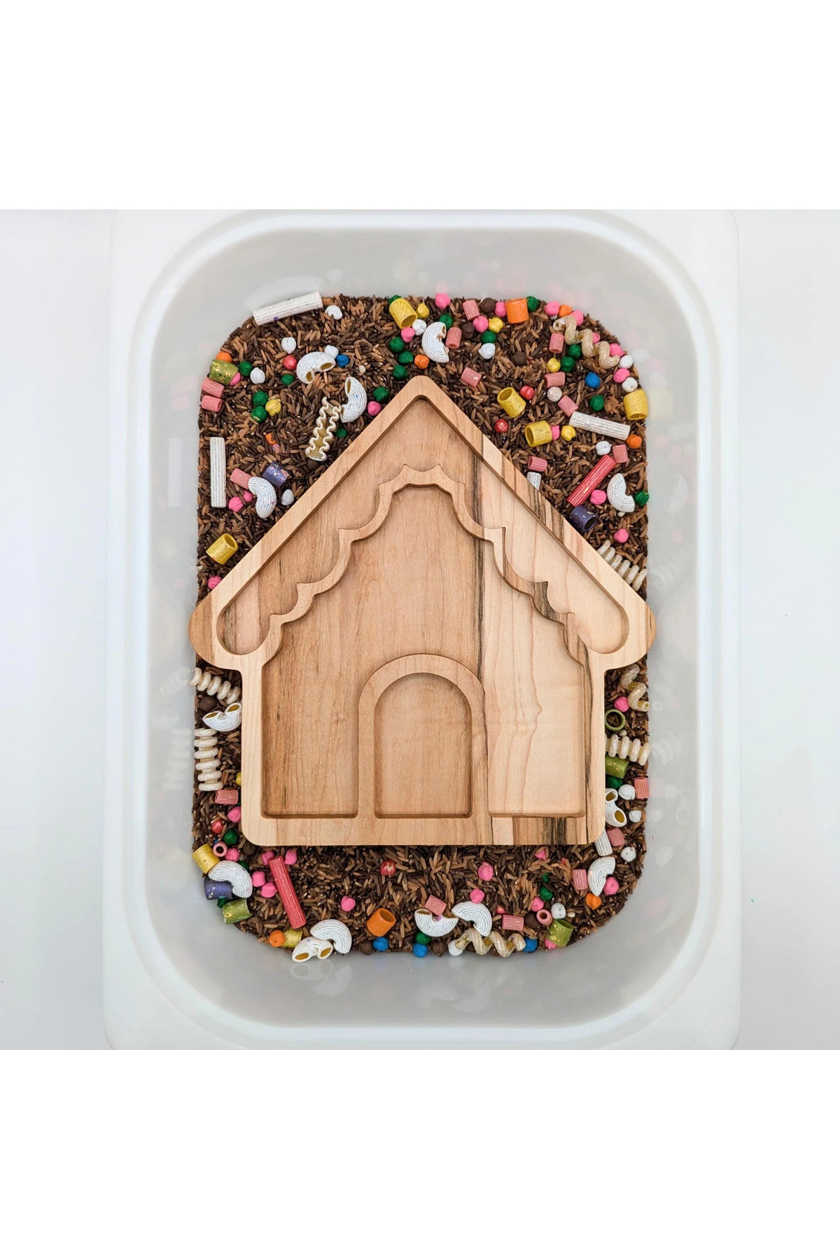 AllFayLazer Ahşap Ev Bahçe Ağaç Tarla Doğa Konsept Temalı Mandala Boyama ve Mozaik Etkinliği Çocuk Eğitici Oyun