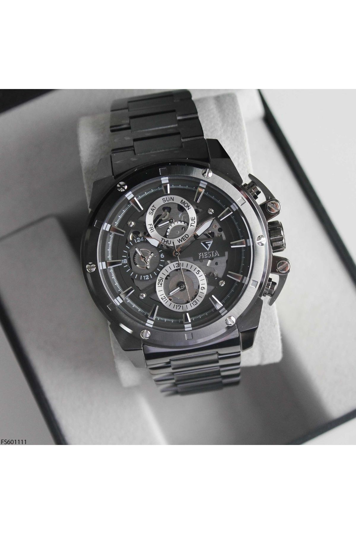 Fiesta-Fs601111Men's Wrist Watch with Steel Band 4
