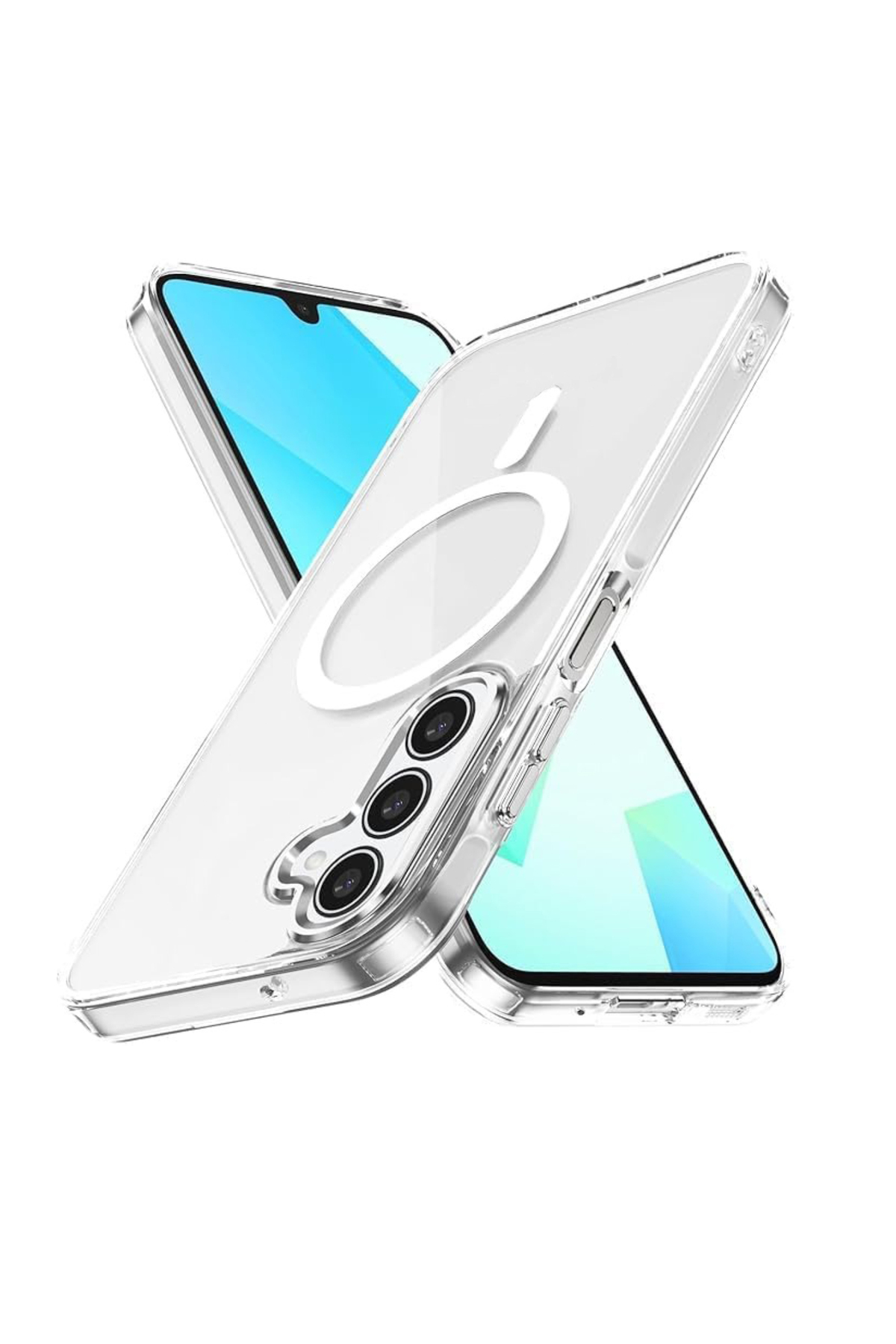 Samsung Galaxy A26 Kablosuz Şarj Destekli Şeffaf Silikon Kapak