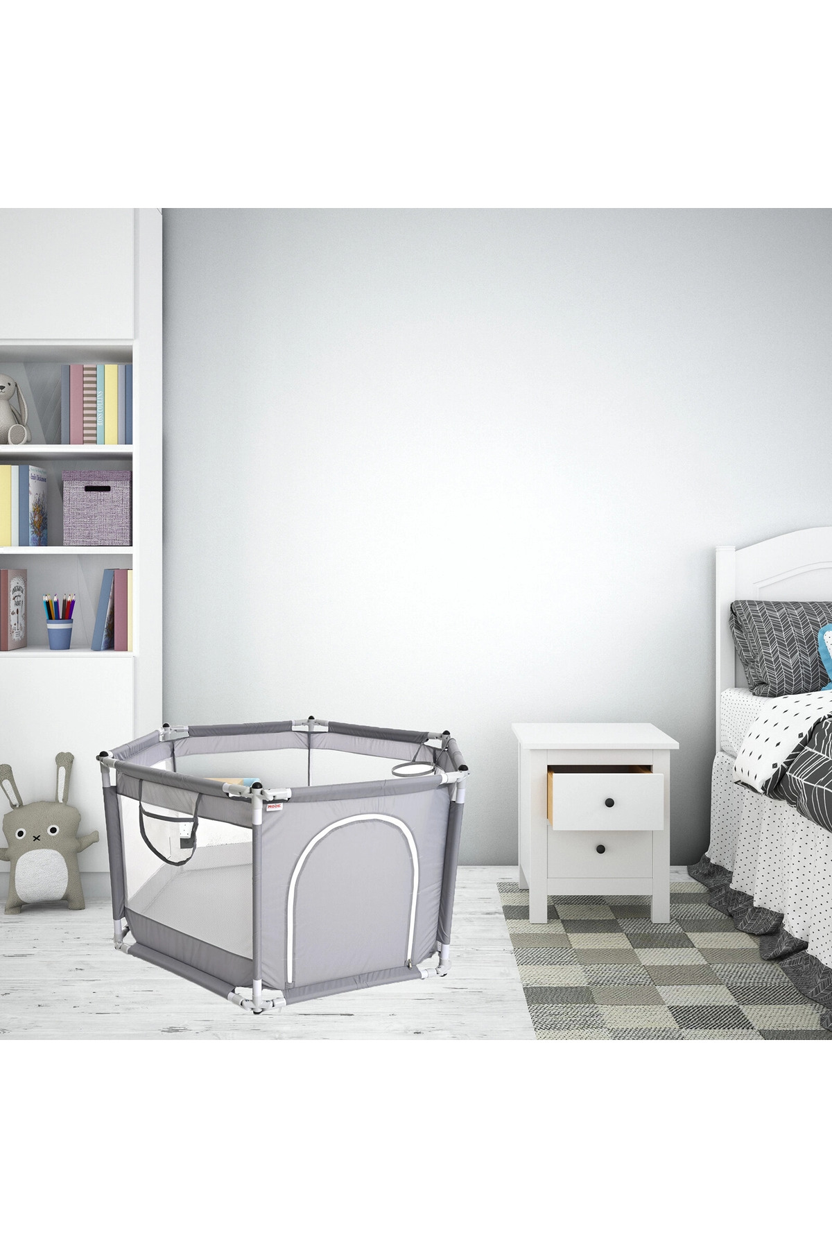 VaVbaby Bebek Ve Çocuk Güvenli Oyun Alanı & Oyun Parkı Top Havuzu (120 CM ÇAP) fotoğrafı 6 (önizleme)