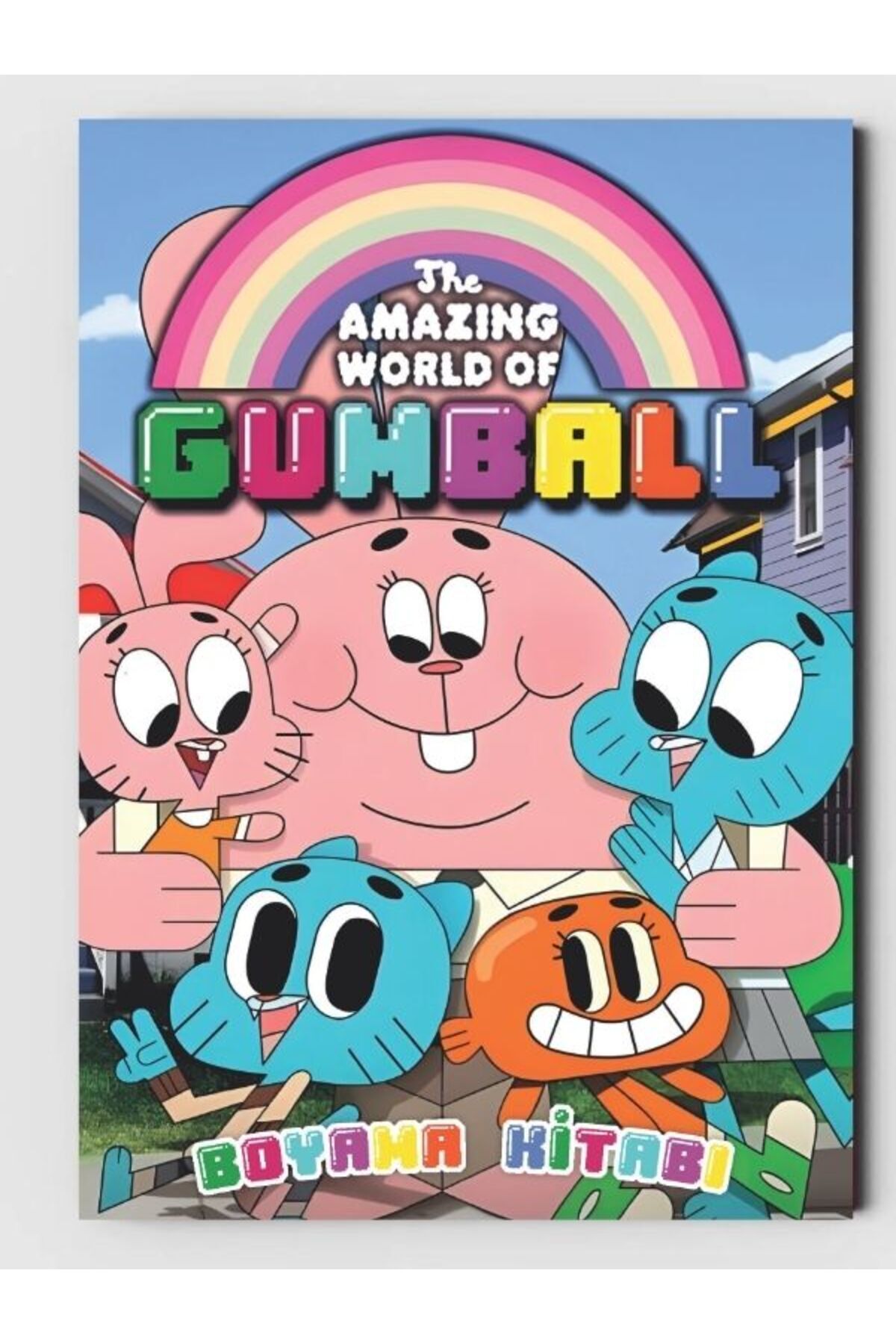 ZNC Gumball Temalı Boyama Kitabı, (+20), (Tam Sayfa Resimli Boyama Kitabı)