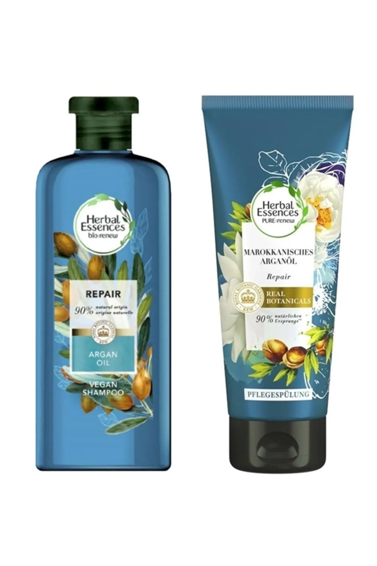 Herbal Essences Fas Argan Yağı Onarıcı Şampuan 250 Ml + Saç Kremi 200 Ml — ARGAN