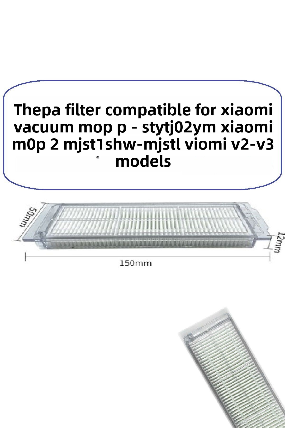 LİN GRUP-Mi Robot MJST1SHW Mop 2 - Vacuum and Spare Brush Set 2