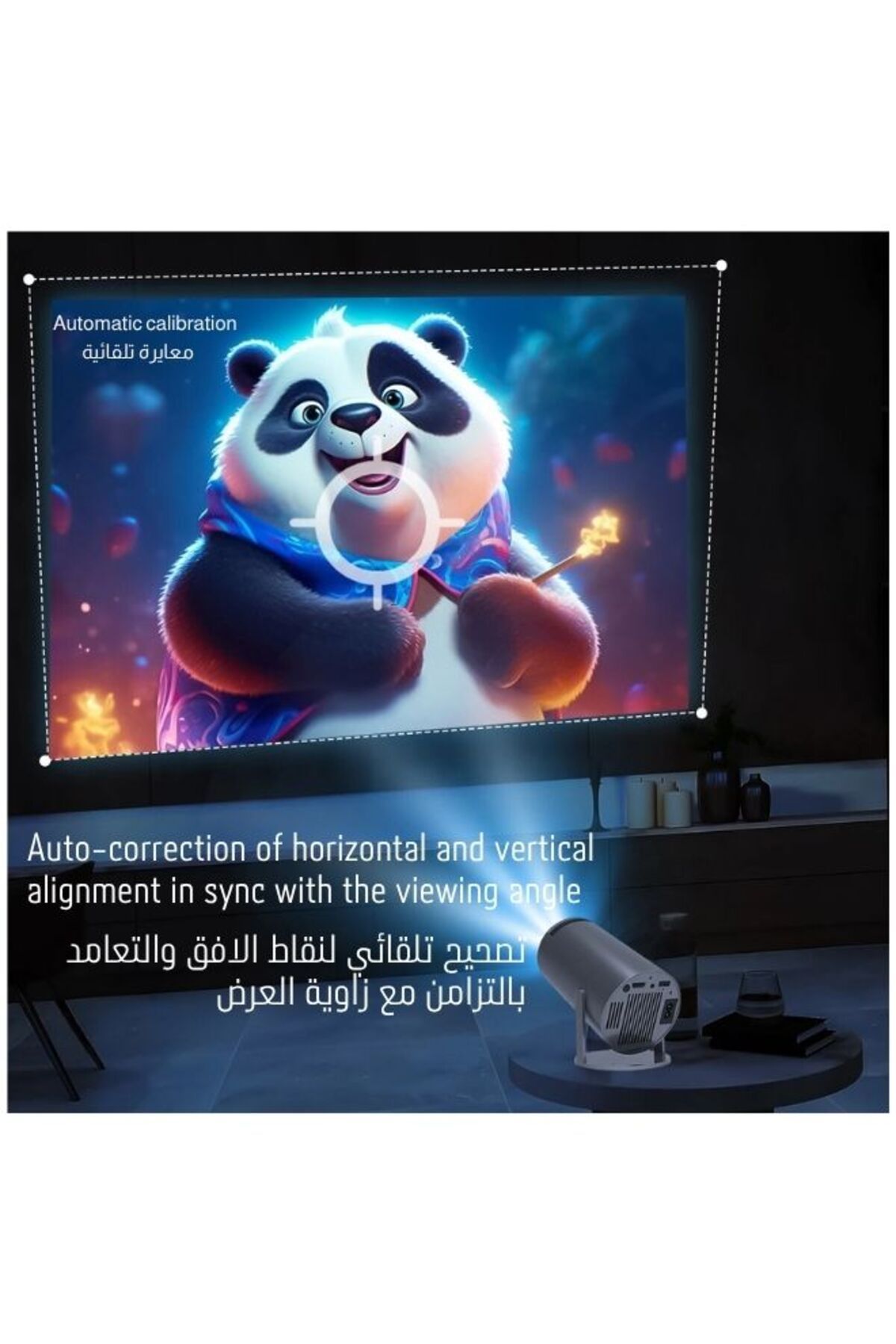 EGG-Professional Smart Portable Projector 4k Wifi 6 Android 11 Advanced Home Theater 5.0 (4) 4