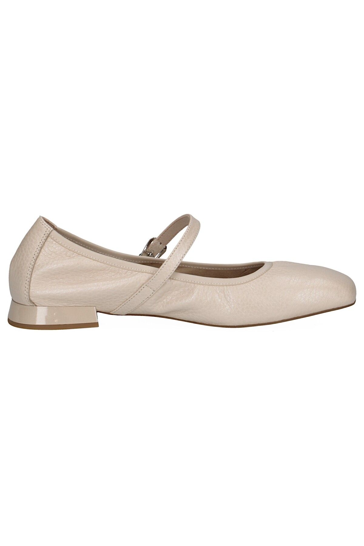 Caprice-Damen Ballerina Riemchen 9-22100-44 Grau 110 ECRU PERL DEER Leder mit CAP MEMOTION 5