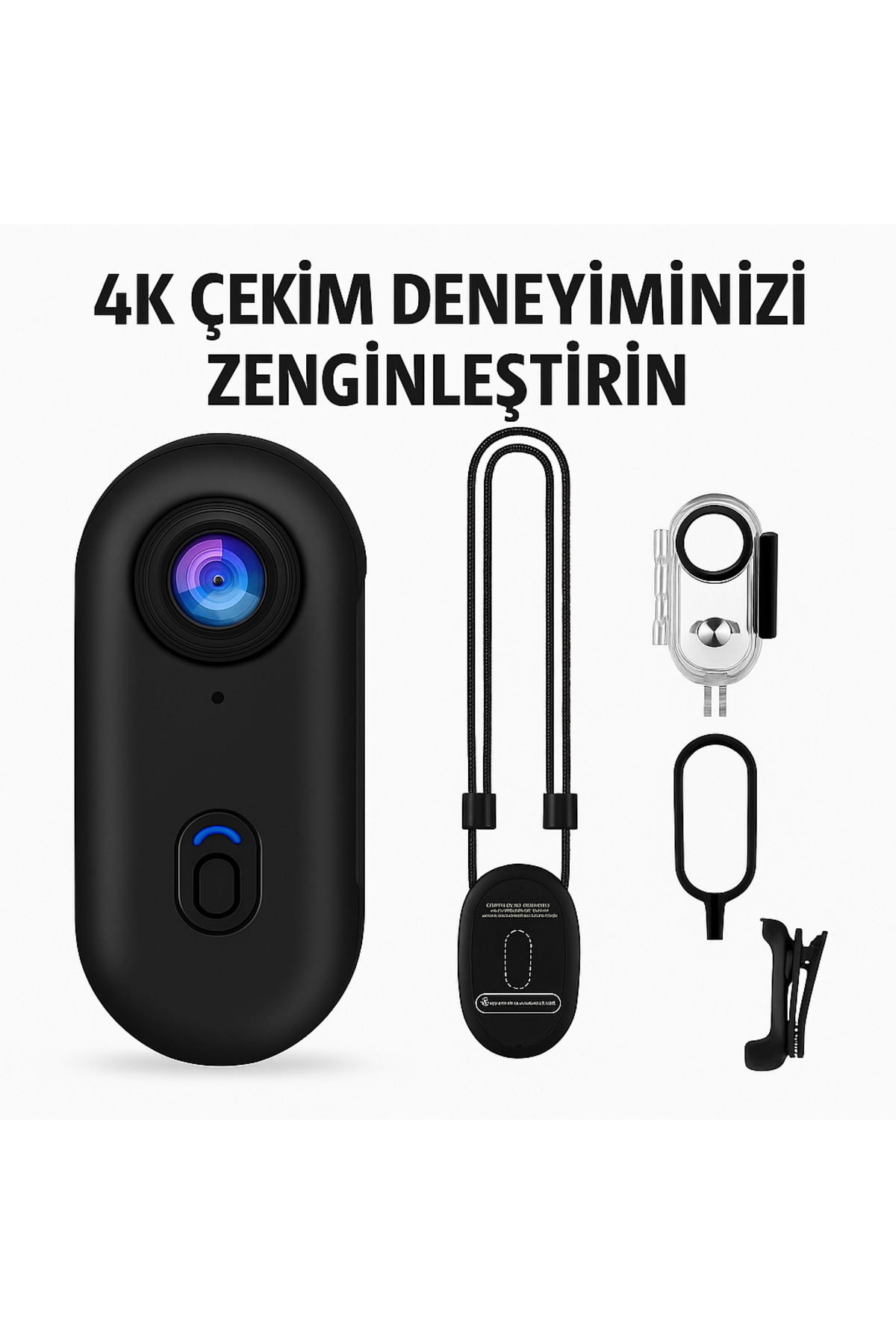 electroawm Ultra Kompakt 1080P Aksiyon Kamerası – Su Geçirmez, Yüksek Çözünürlüklü Kayıt Ultra HD Mini Kamera