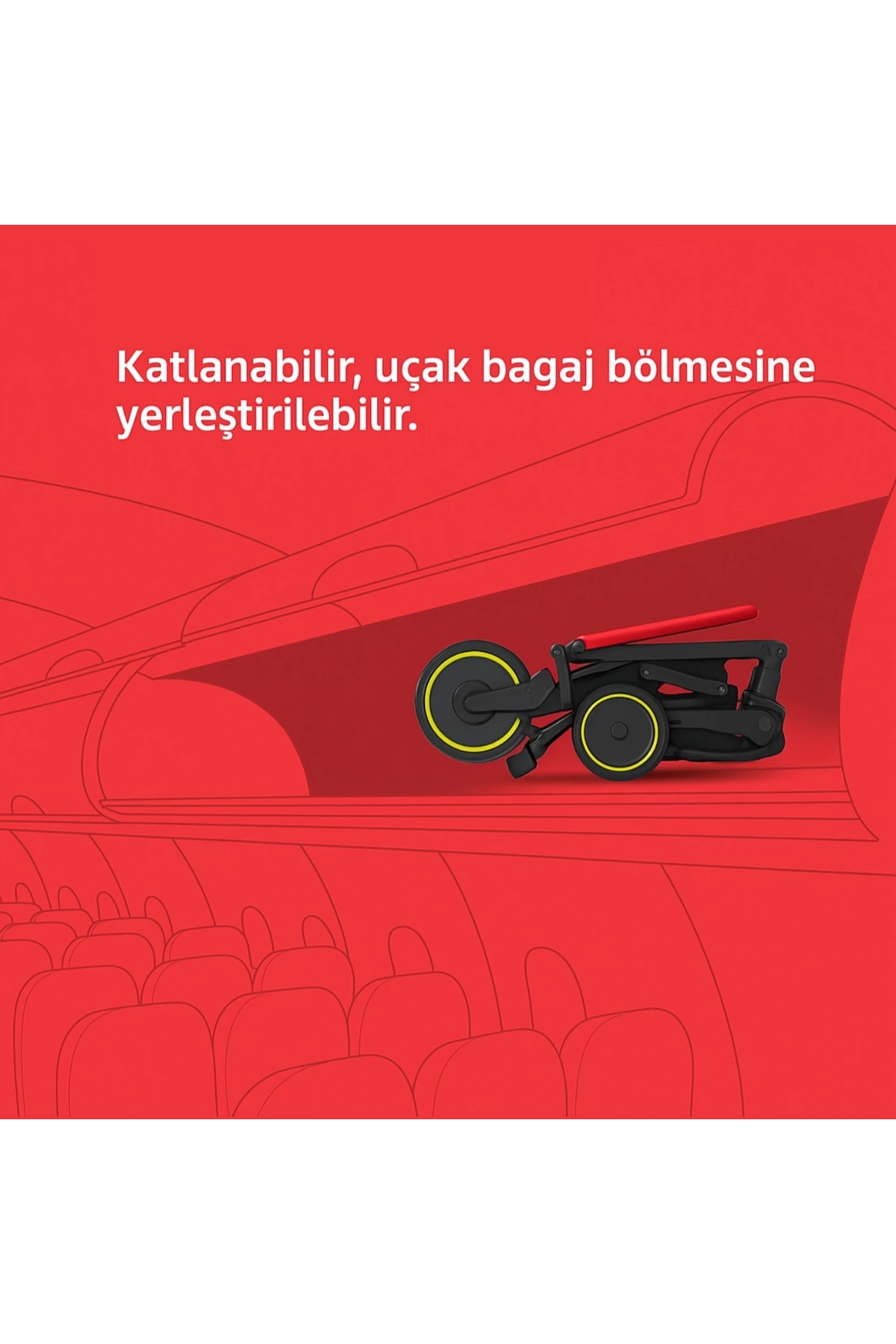 ining baby Katlanabilir Bebek Bisikleti Siyah Renk fotoğrafı 6 (önizleme)