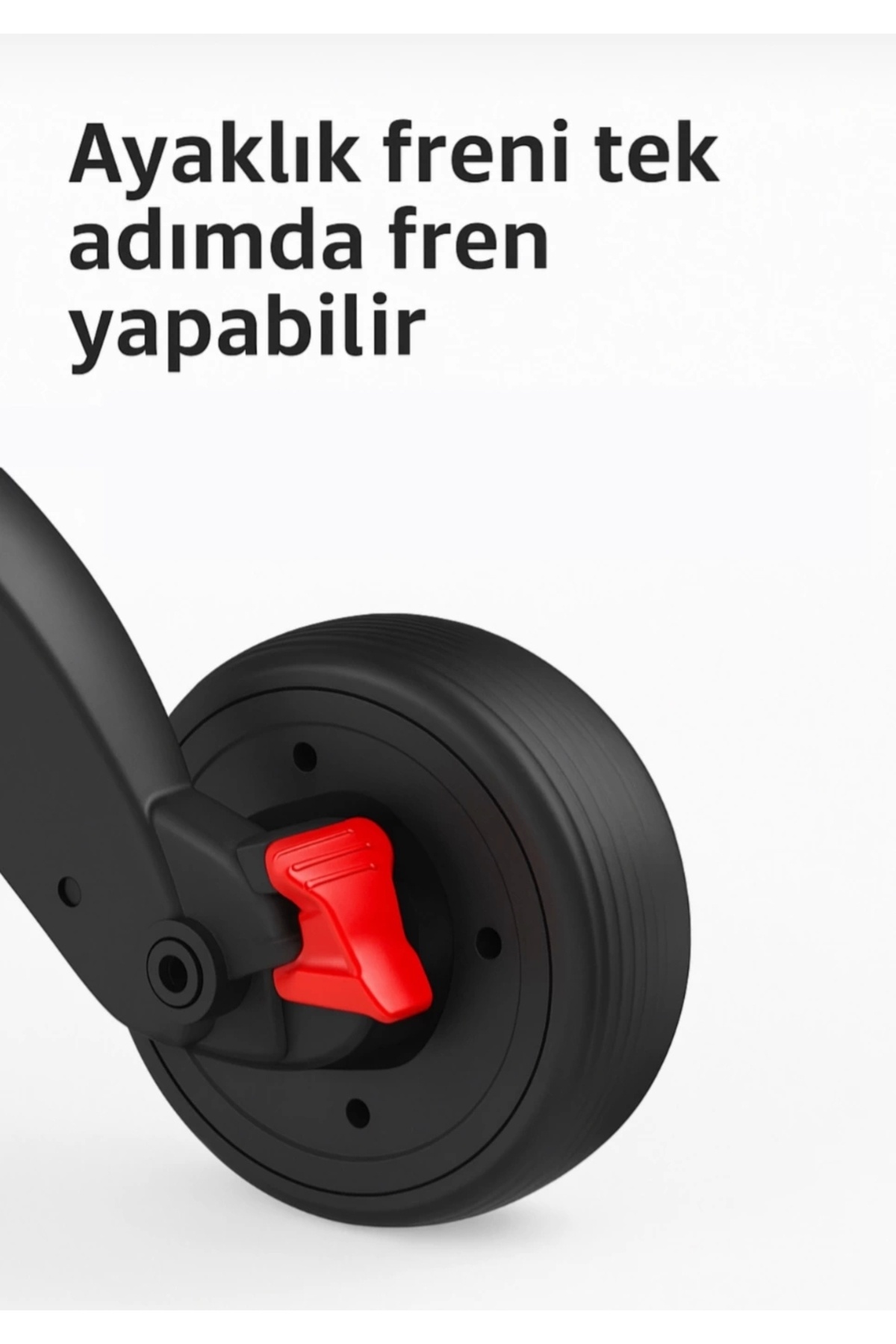 ining baby Katlanabilir Bebek Bisikleti Siyah Renk fotoğrafı 7 (önizleme)