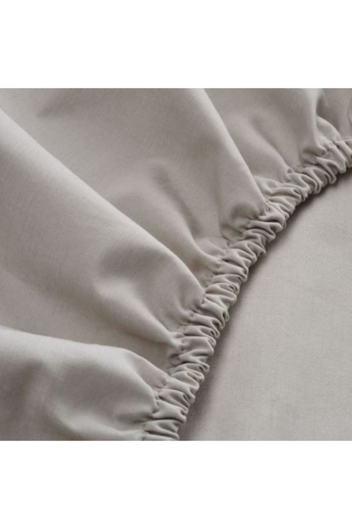 Bebek Özel Pamuklu Tek Kişilik Çocuk Lastikli Çarşaf 90x190 Beyaz Ve Gri (2 ADET) fotoğrafı 5 (önizleme)