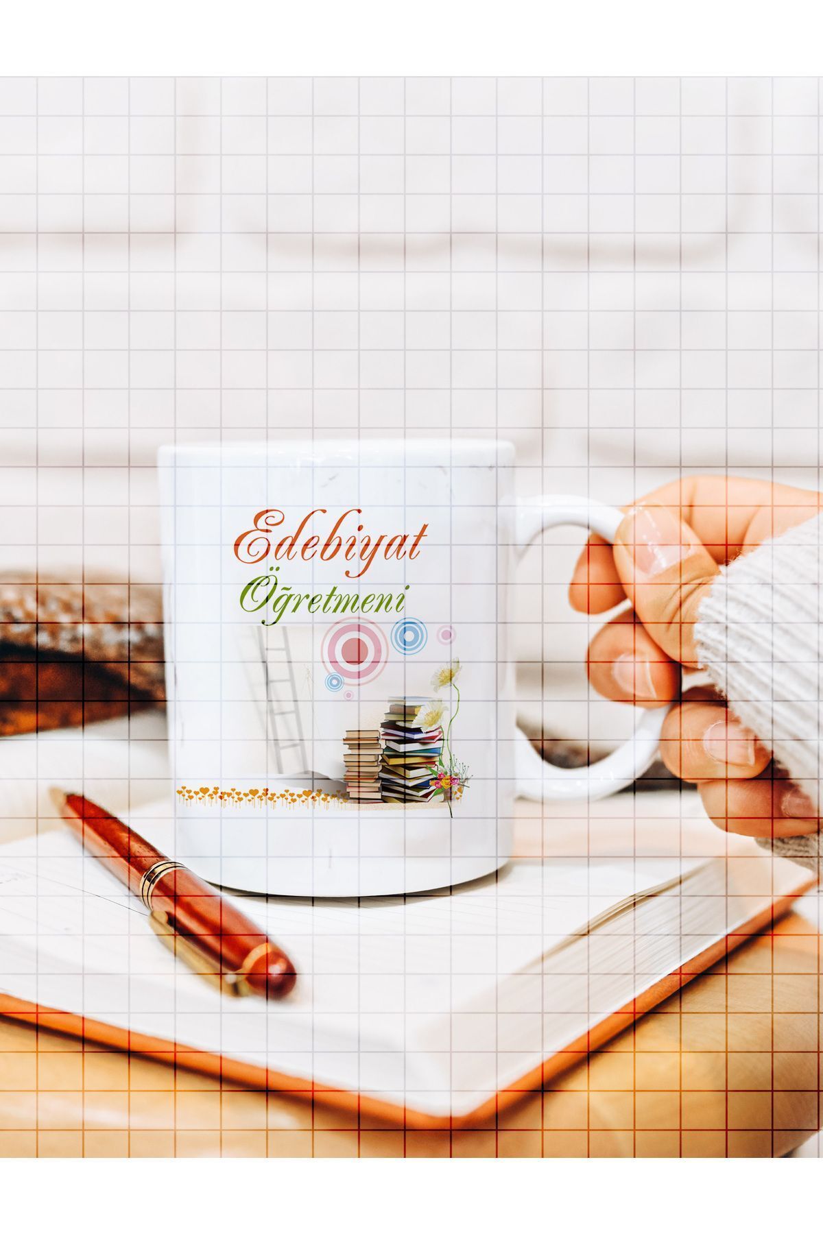 ÇELİKLER HEDİYE-Literature Teacher Printed Mug 1