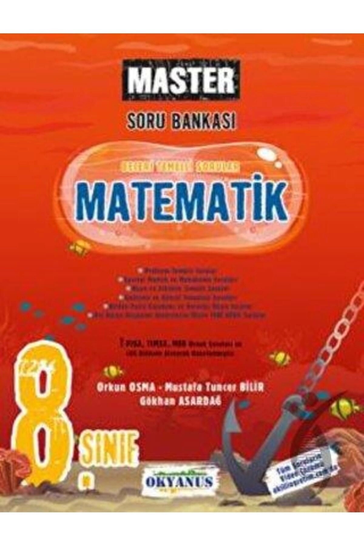 Okyanus Yayınları 8. Sınıf Lgs Master Matematik Soru Bankası Kitabı Okyanus Yayıncılık