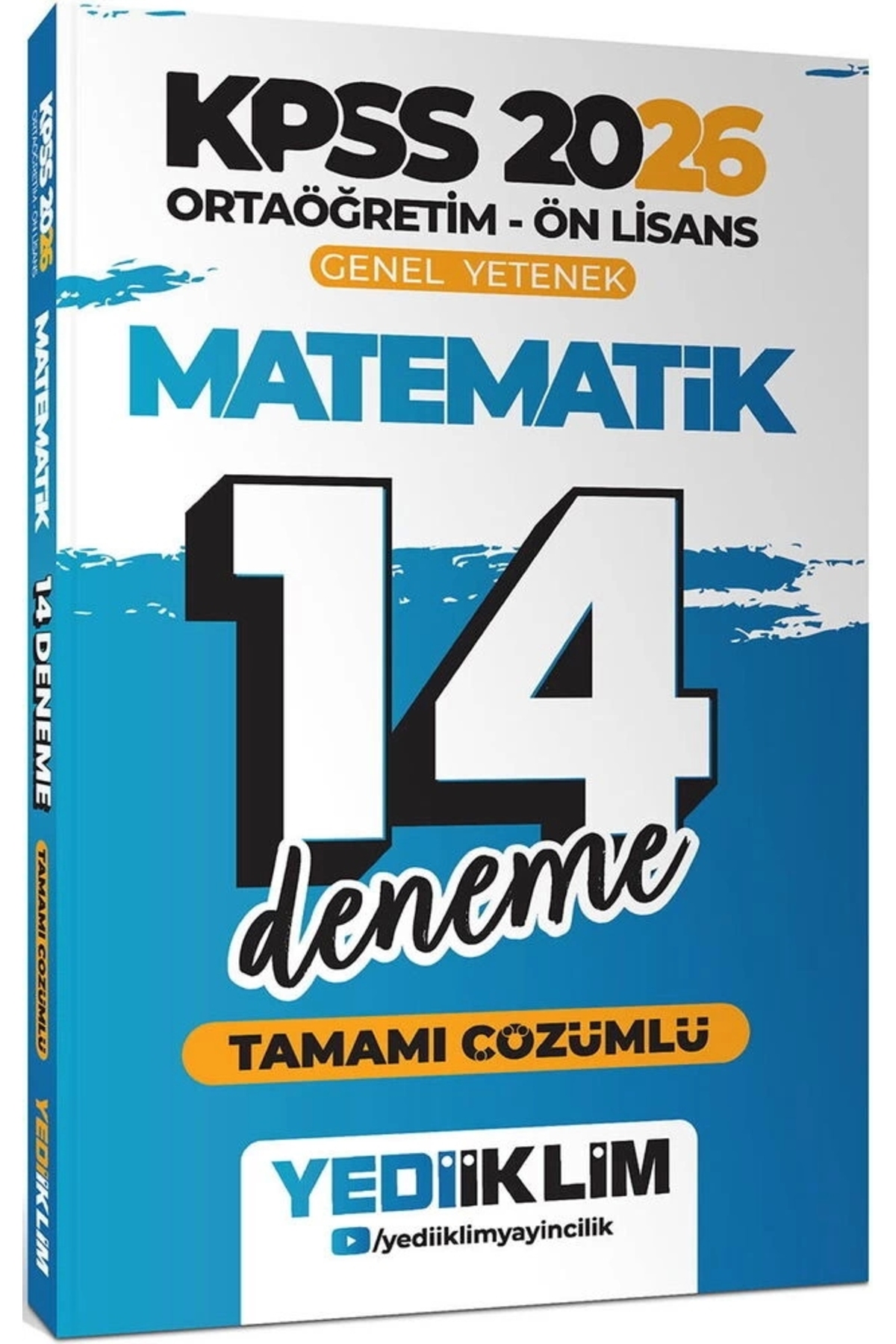 Yediiklim Yayınları 2026 KPSS Ortaöğretim Ön Lisans Genel Yetenek