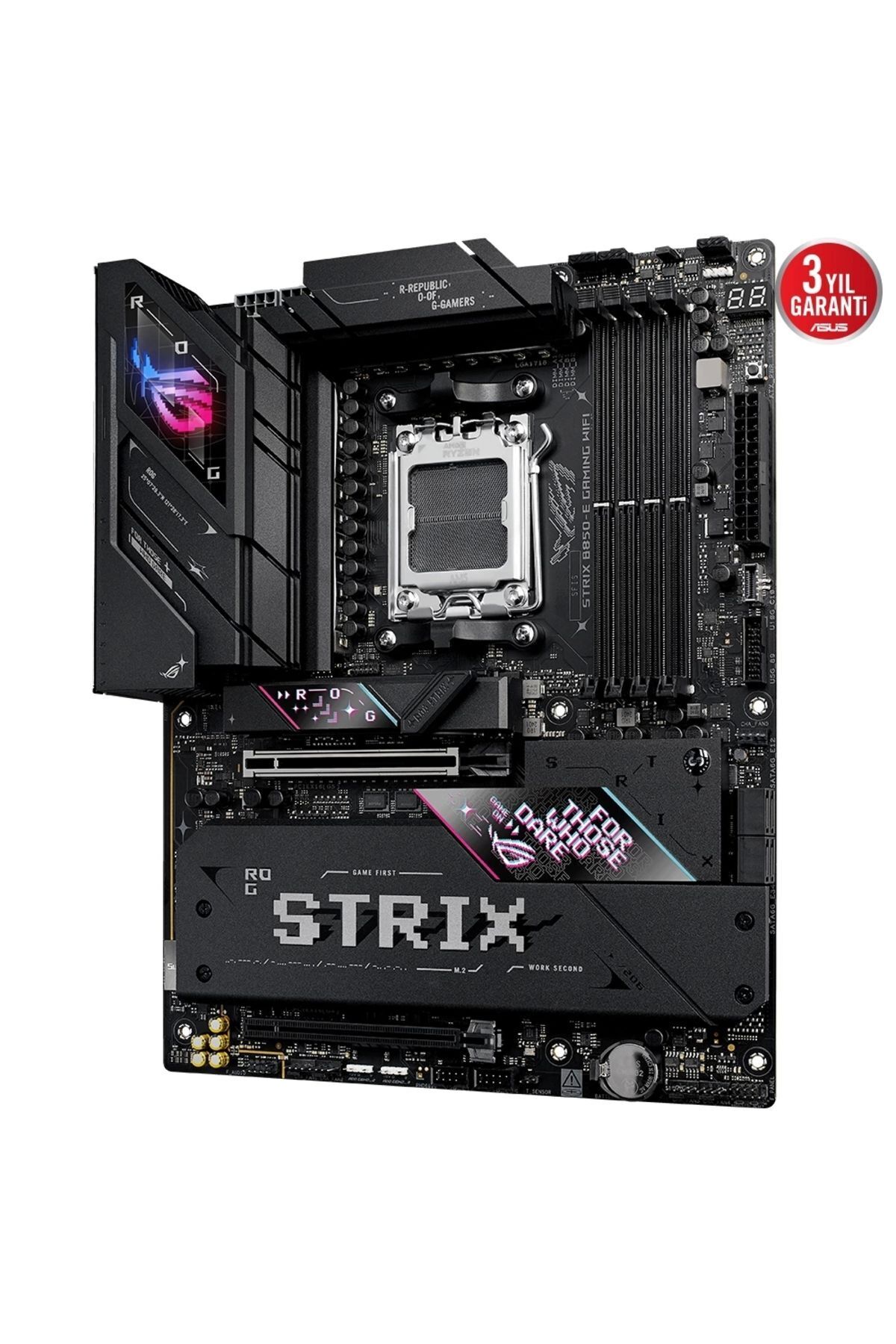 ASUS-ROG STRIX B850-E GAMING WIFI AM5 DDR5 مُعَزِّف GLAN DP/HDMI/USB SATA3 USB3.2 ATX 5