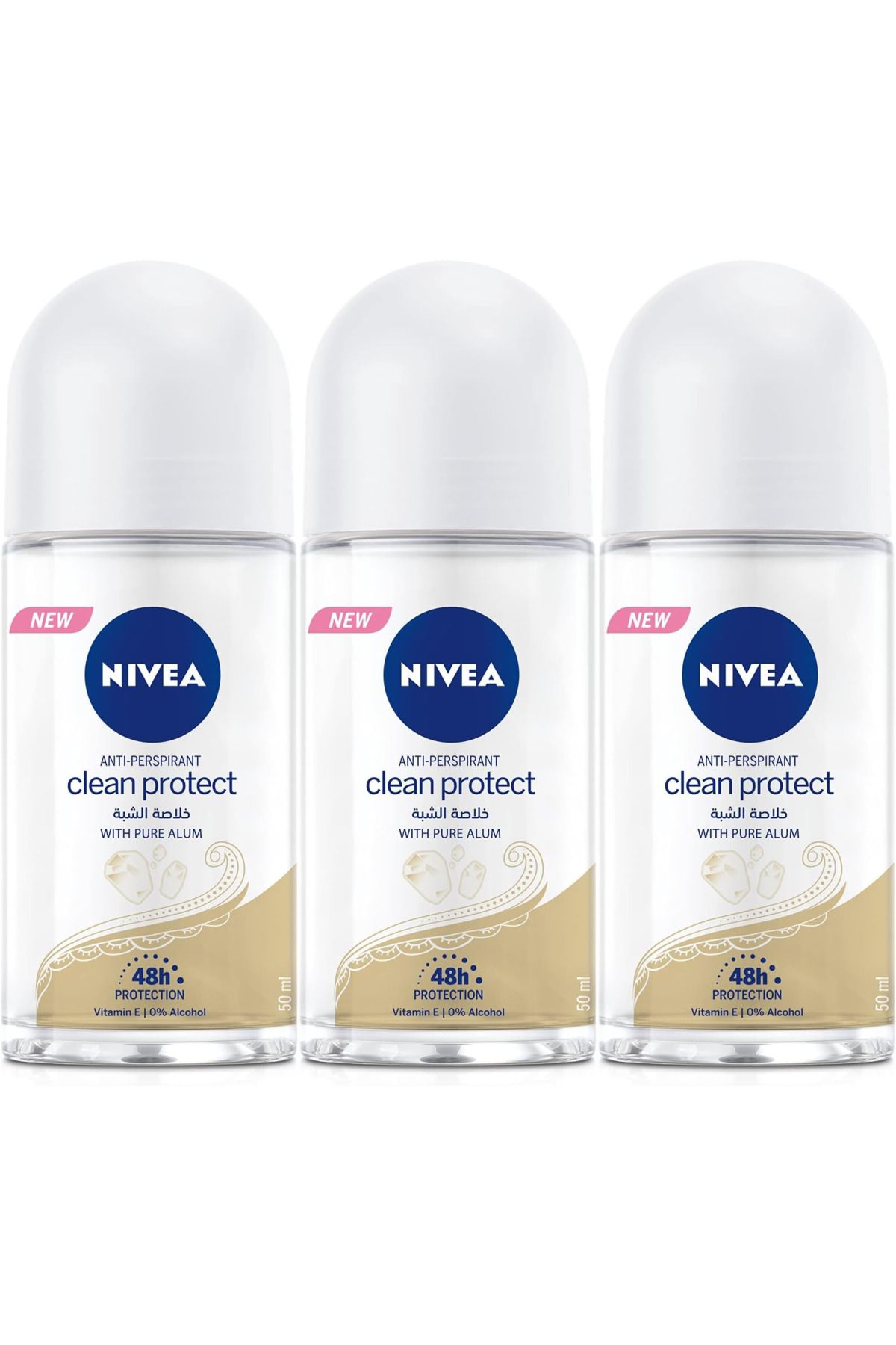 NIVEA-NIVEA Roll-On Deodorant 50ml with Alum Extract 1