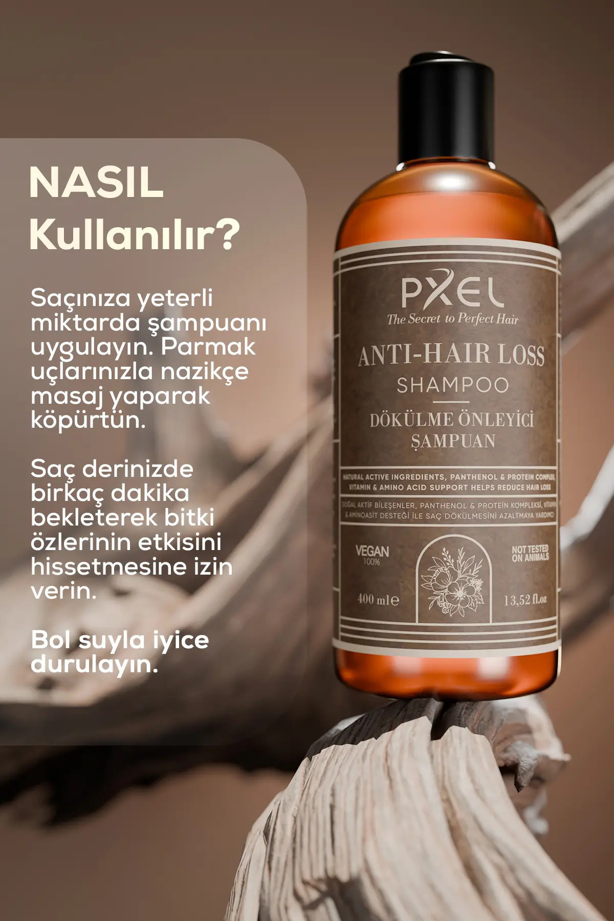 Dökülme Önleyici Şampuan – Biberiye Saç Bakım Toniği 2’li |400 ML, 150 ML — PXLDOKLSET02 — تصویر 2 از 4