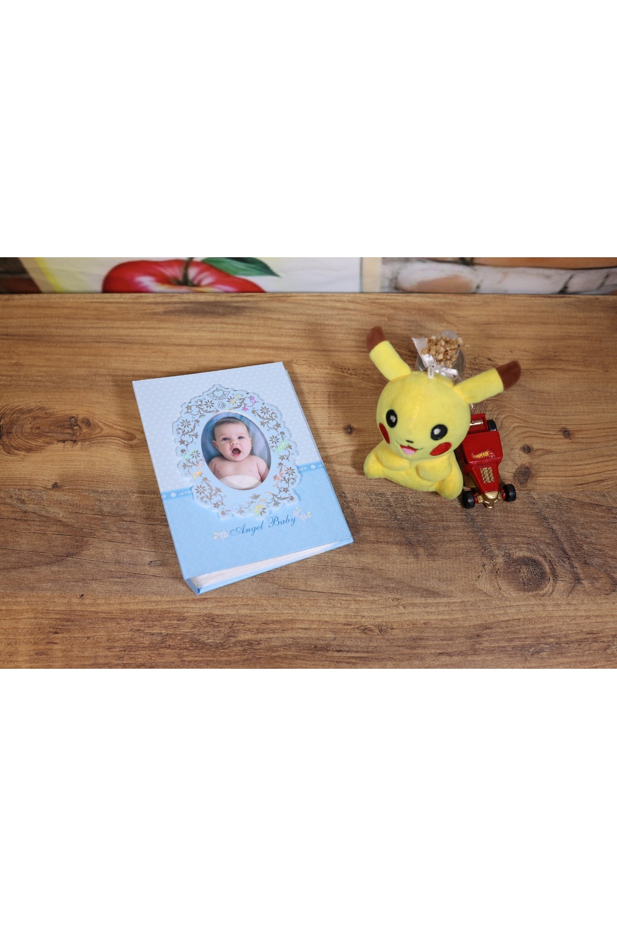 NRCN 10x15cm 100’lük Pencereli Bebek Fotoğraf Albümü Mavi fotoğrafı 2 (önizleme)