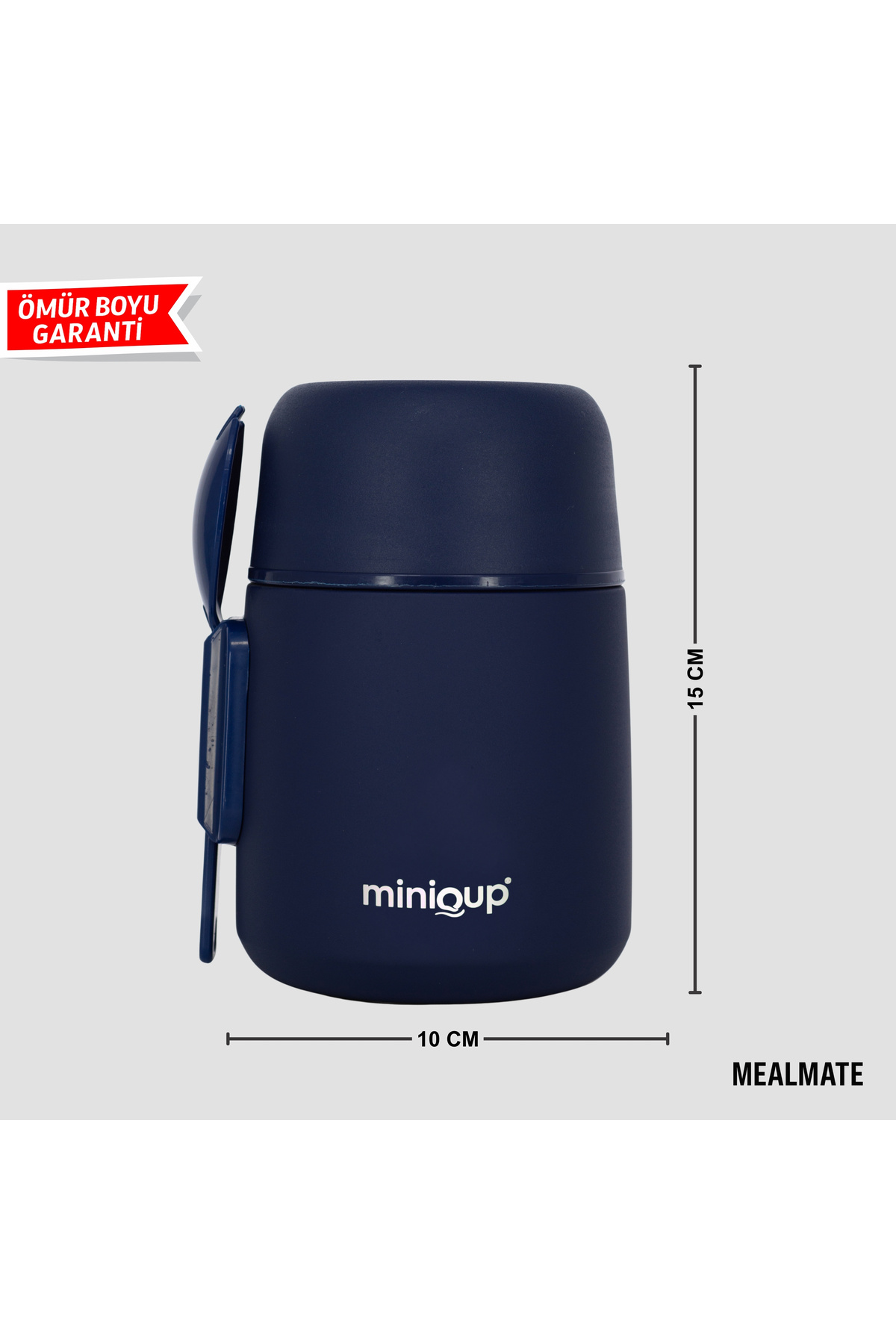MiniQup MealMate Yemek Termosu 500ml – Çelik, Sızdırmaz, BPA İçermez, Çift Katmanlı, Mama Termosu fotoğrafı 4 (önizleme)
