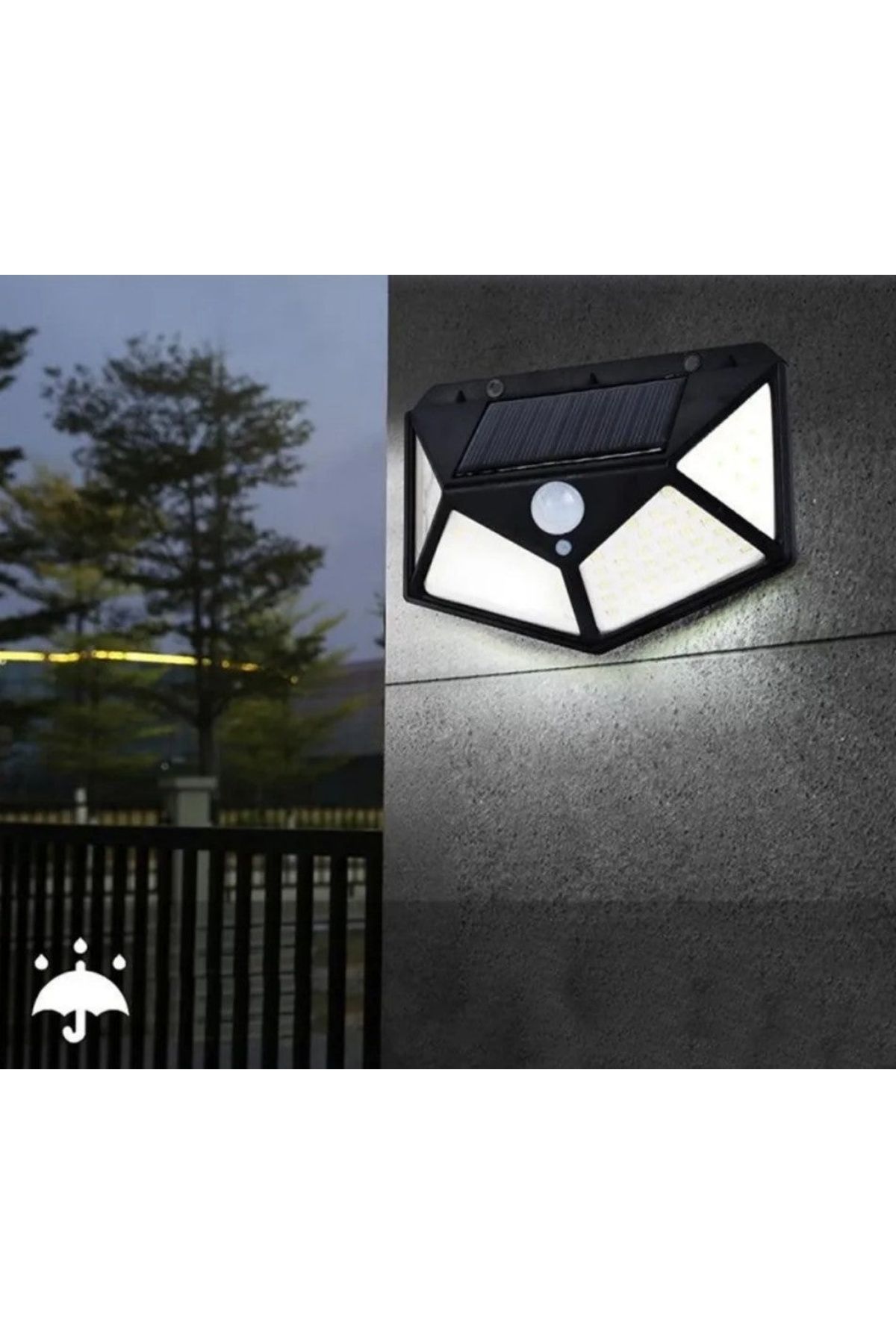 divendi-ro-Set of 6 ULTRA 100 LED Solar Lamps with Motion Sensor and 3 Light Modes 3